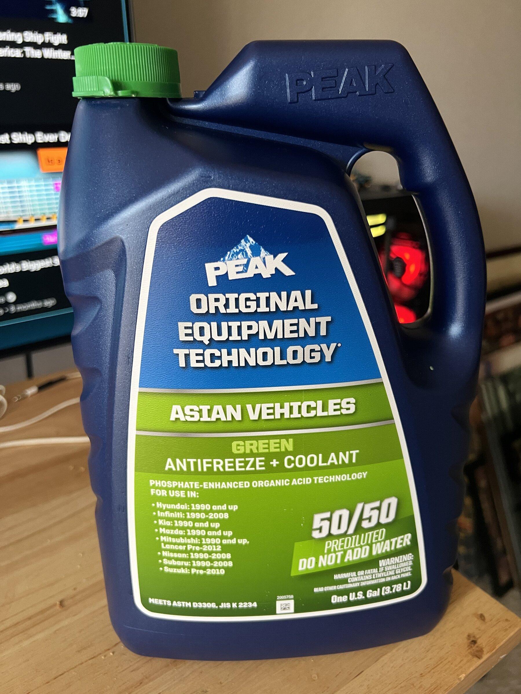 Ford Maverick Hybrid engine coolant IMG_0337