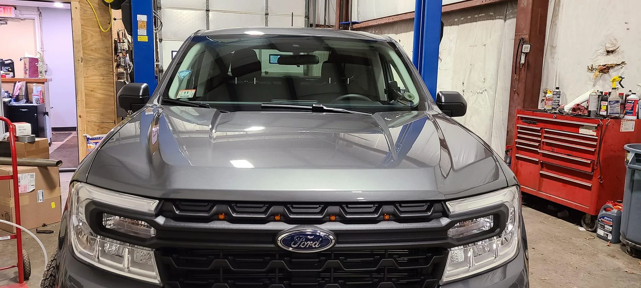 Raptor style grille lights 2022 Ford Maverick 2.jpg
