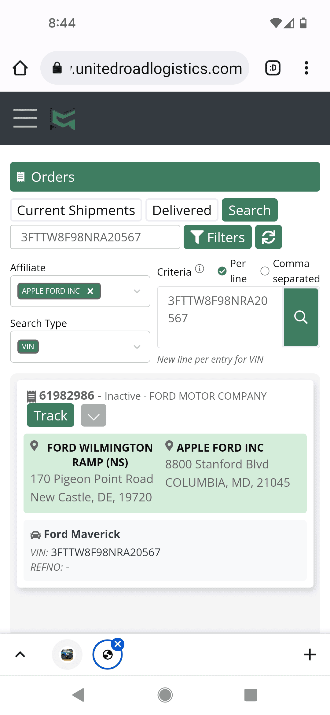 Ford Maverick Delivery ETA accurate? Screenshot_20220101-204426