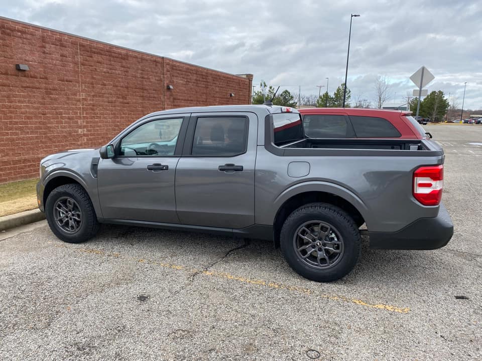 Ford Maverick Bronco Sport factory wheels / rims installed on 2022 Maverick 2022 Ford Maverick Bronco Sport Big Bend factory OEM wheels takeoffs 1