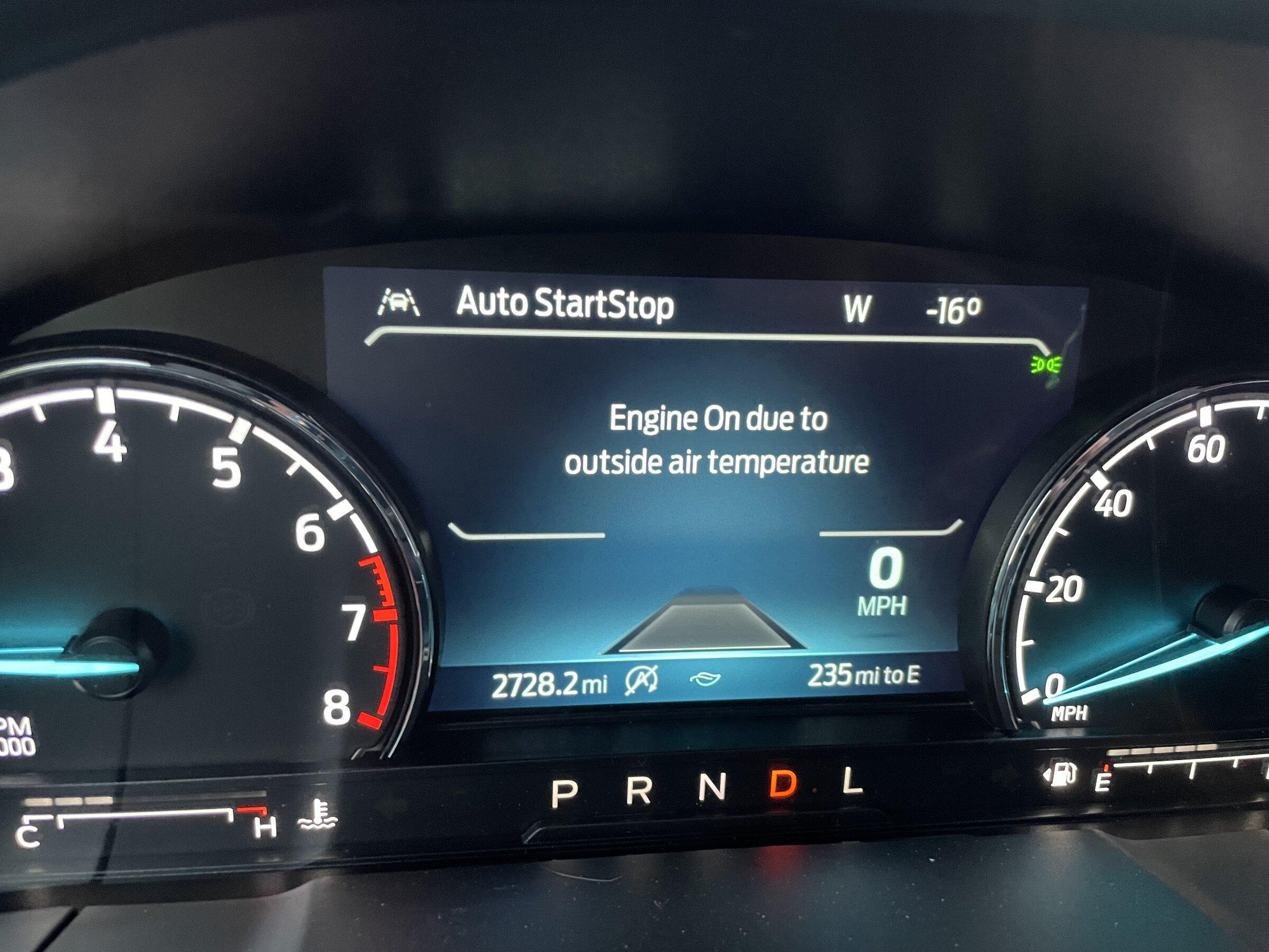 Ford Maverick Auto Stop/Start Not Working IMG_0494