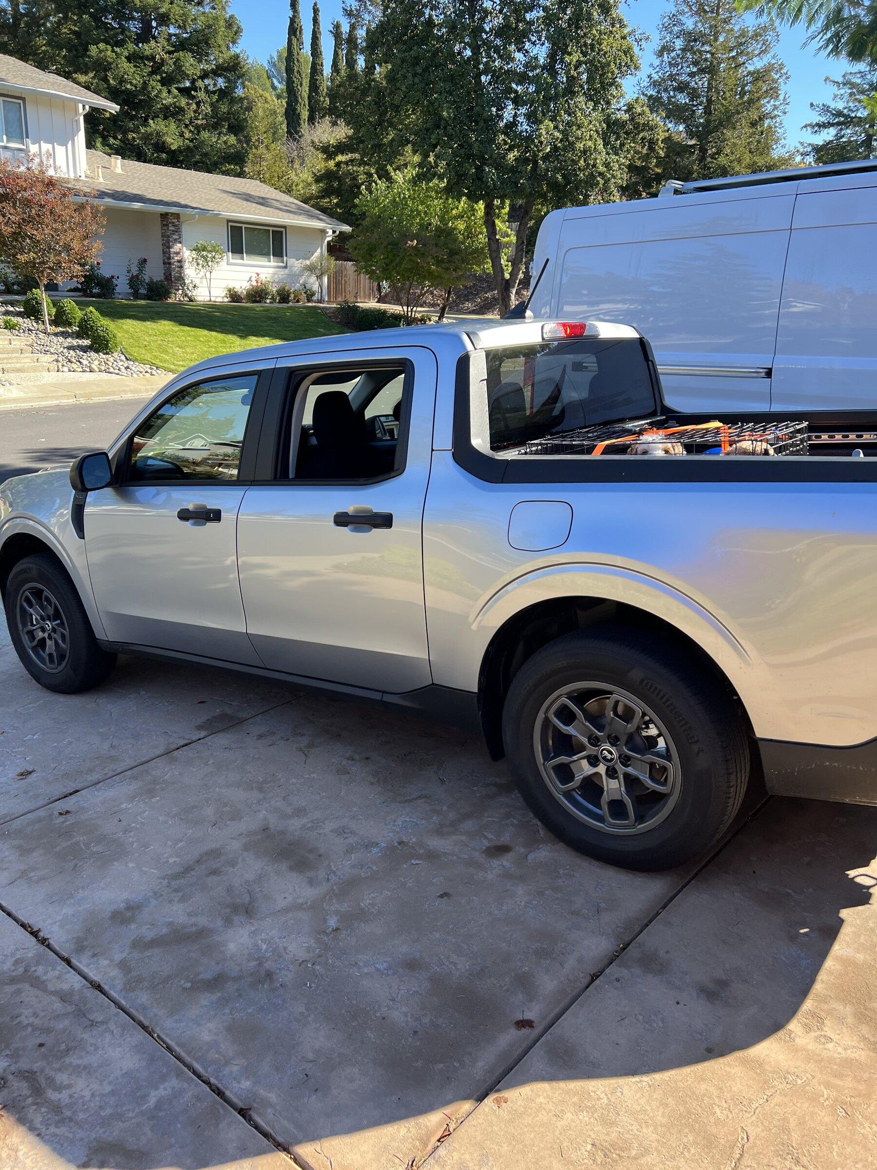 Ford Maverick Bronco Sport factory wheels / rims installed on 2022 Maverick 8D75F59A-8A19-4F64-9067-F59D599023A7