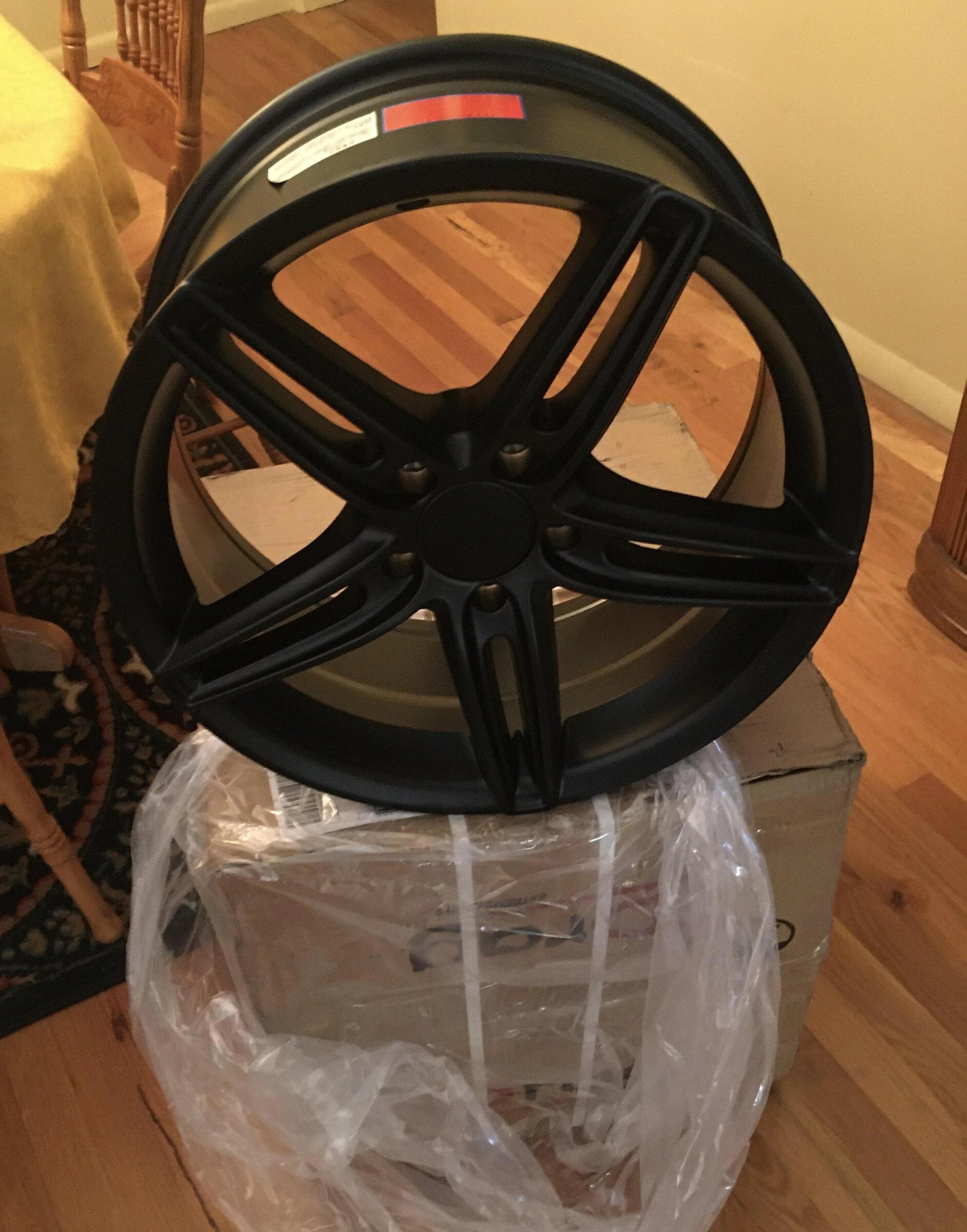 Ford Maverick XL aluminum wheels received and waiting,.. 1641232576173