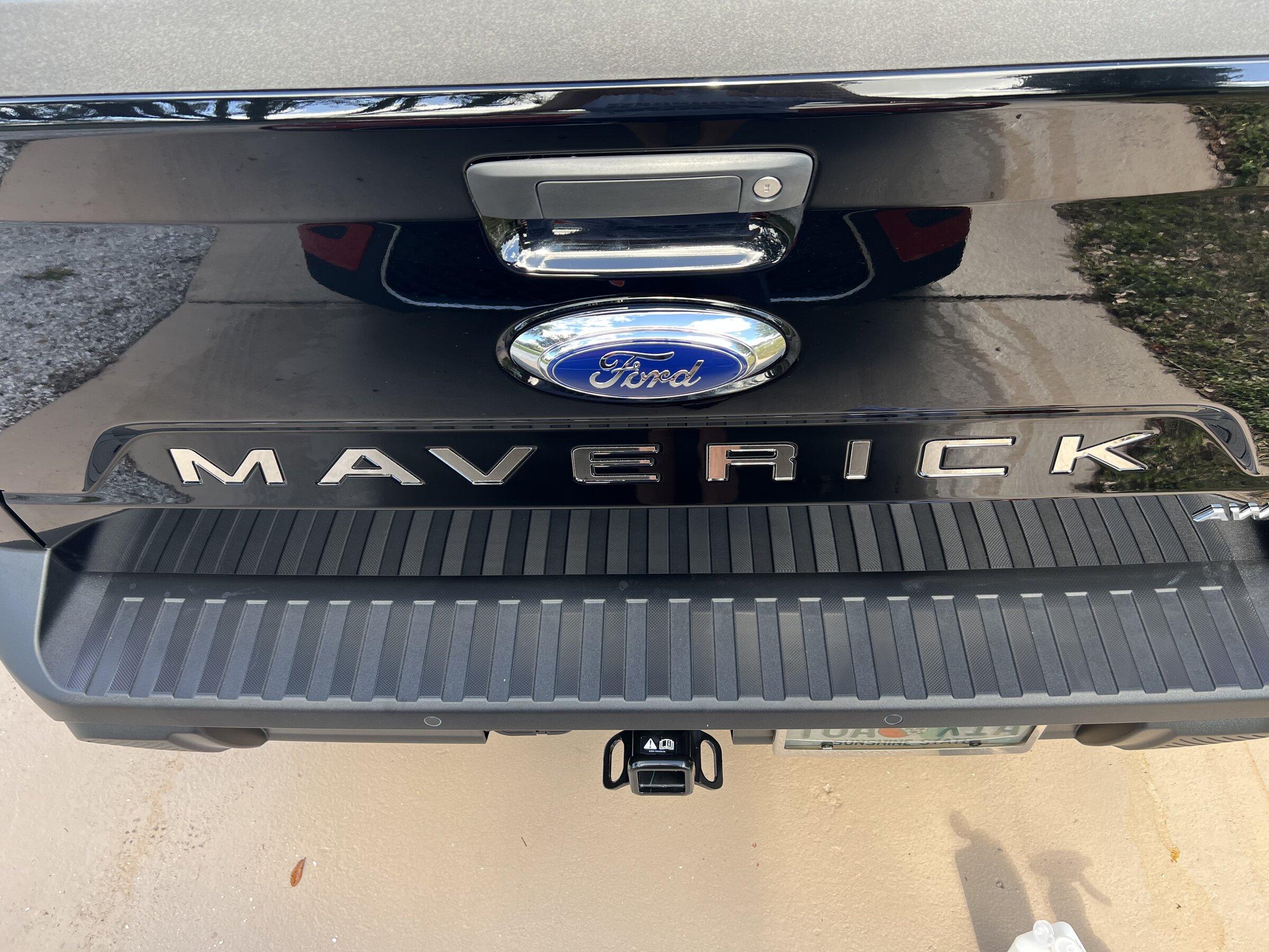 Ford Maverick Tailgate Rear Lettering Inserts / Vinyl / Decals? 5ADCA587-2106-4305-A3C2-7037BE634406