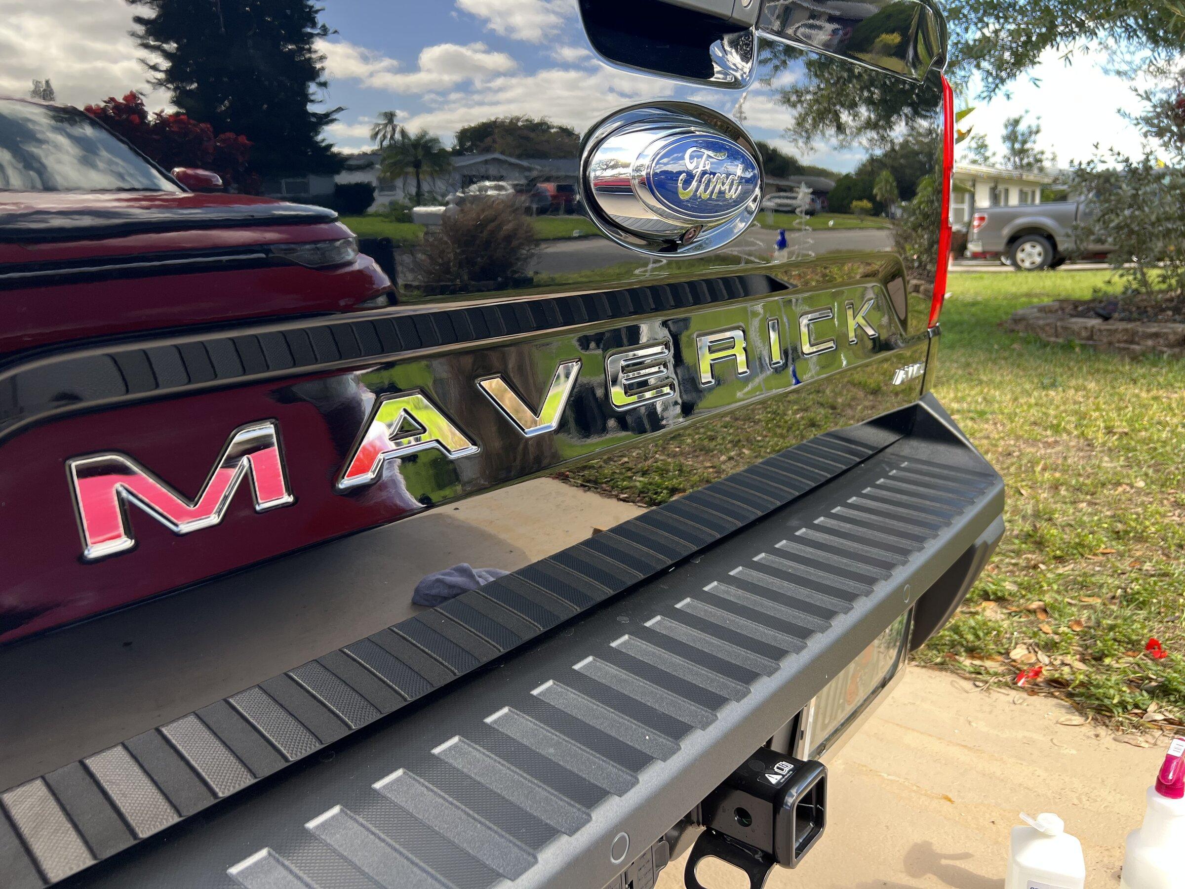Ford Maverick Tailgate Rear Lettering Inserts / Vinyl / Decals? 4516A04A-47E6-473F-9184-601C0C1B5CC7