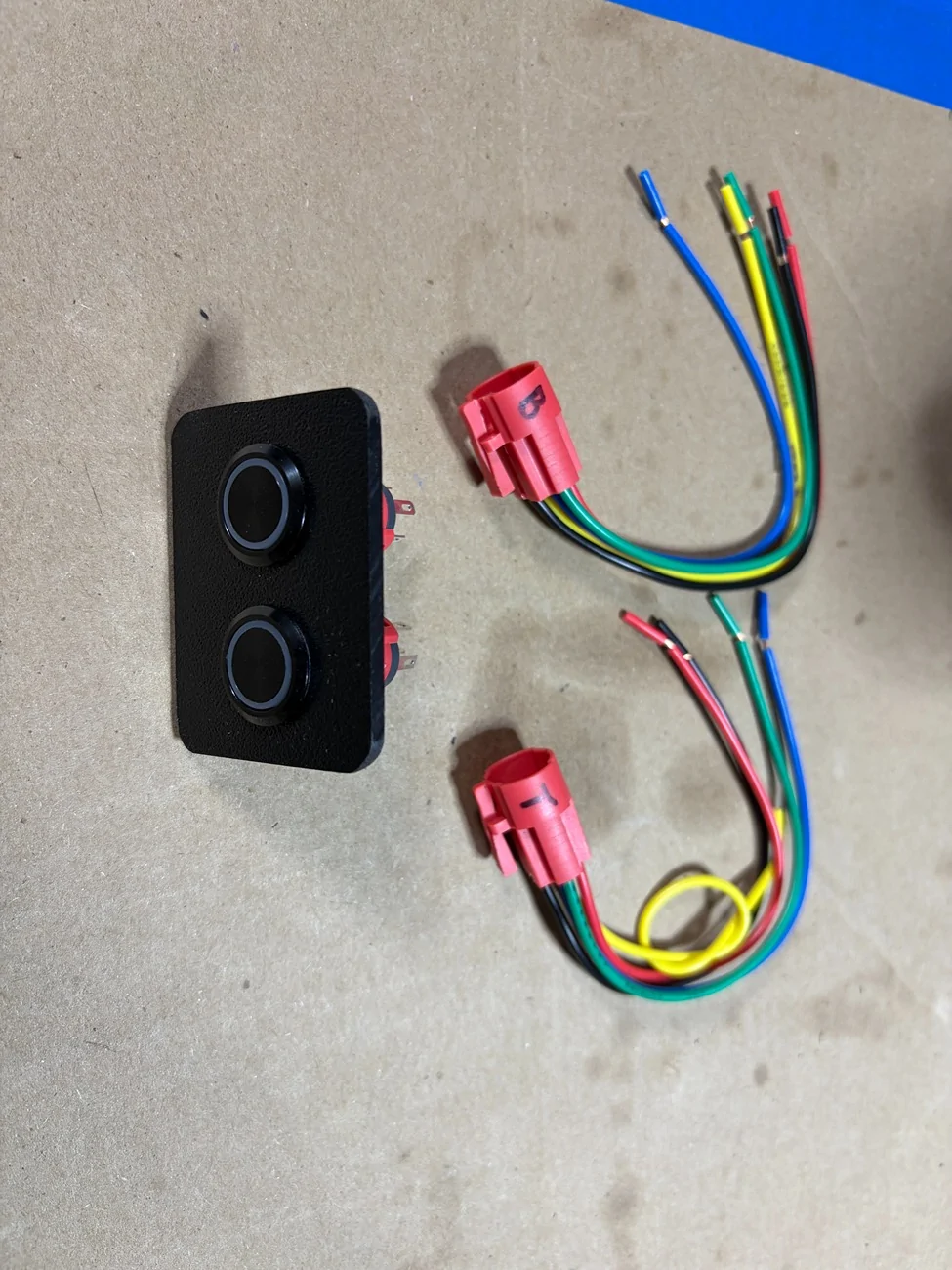 Ford Maverick Aux Switch / Fog Light Switch and custom dashboard panel DIY 1792399598397-9m