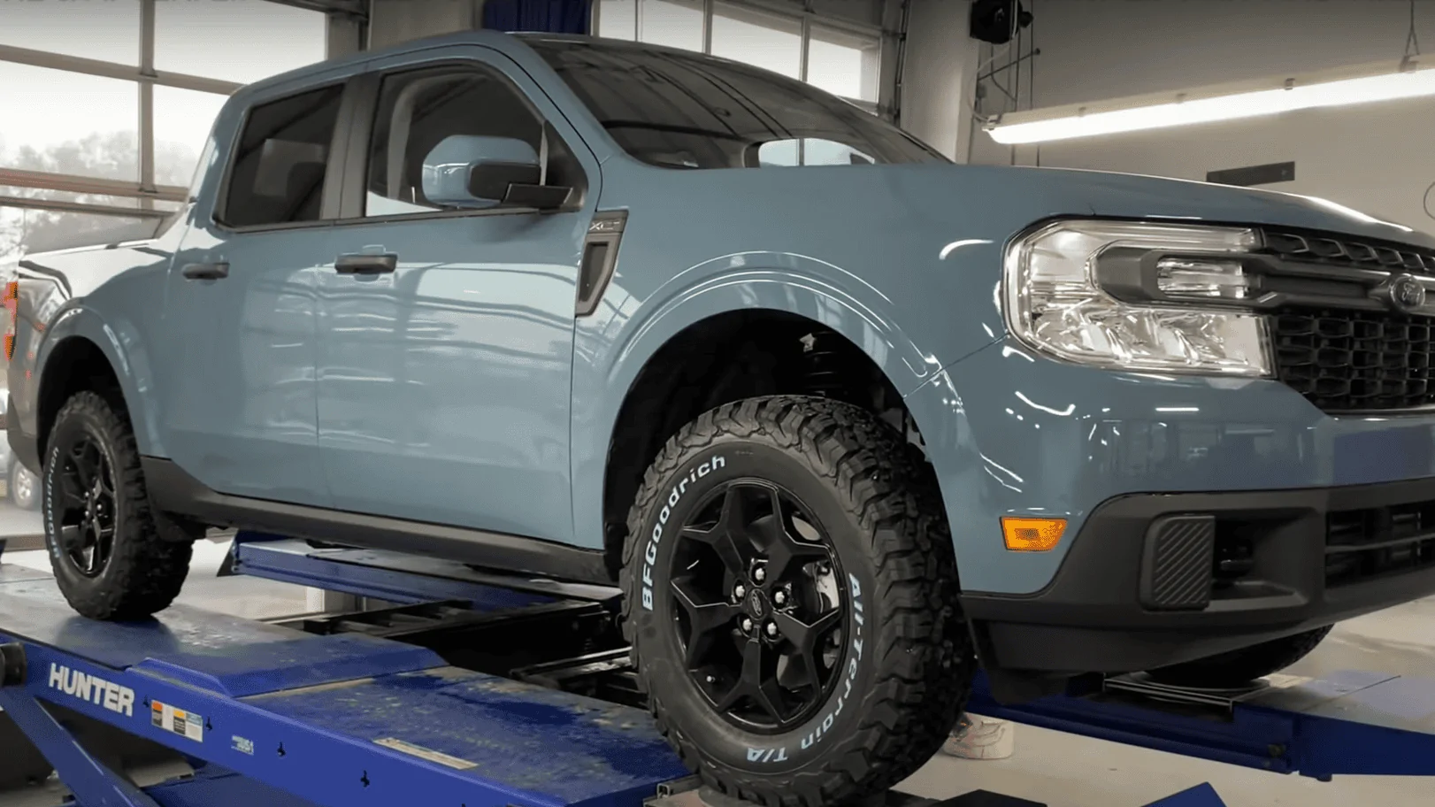 Ford Maverick Maverick on Rough Country 2" Lift Kit and BFGoodrich AT 245/65/R17 Tires w/ White Letters 2022 Ford Maverick on Rough Country 2%22 Lift Kit and BFGoodrich AT 235:65:R17 Tires 2