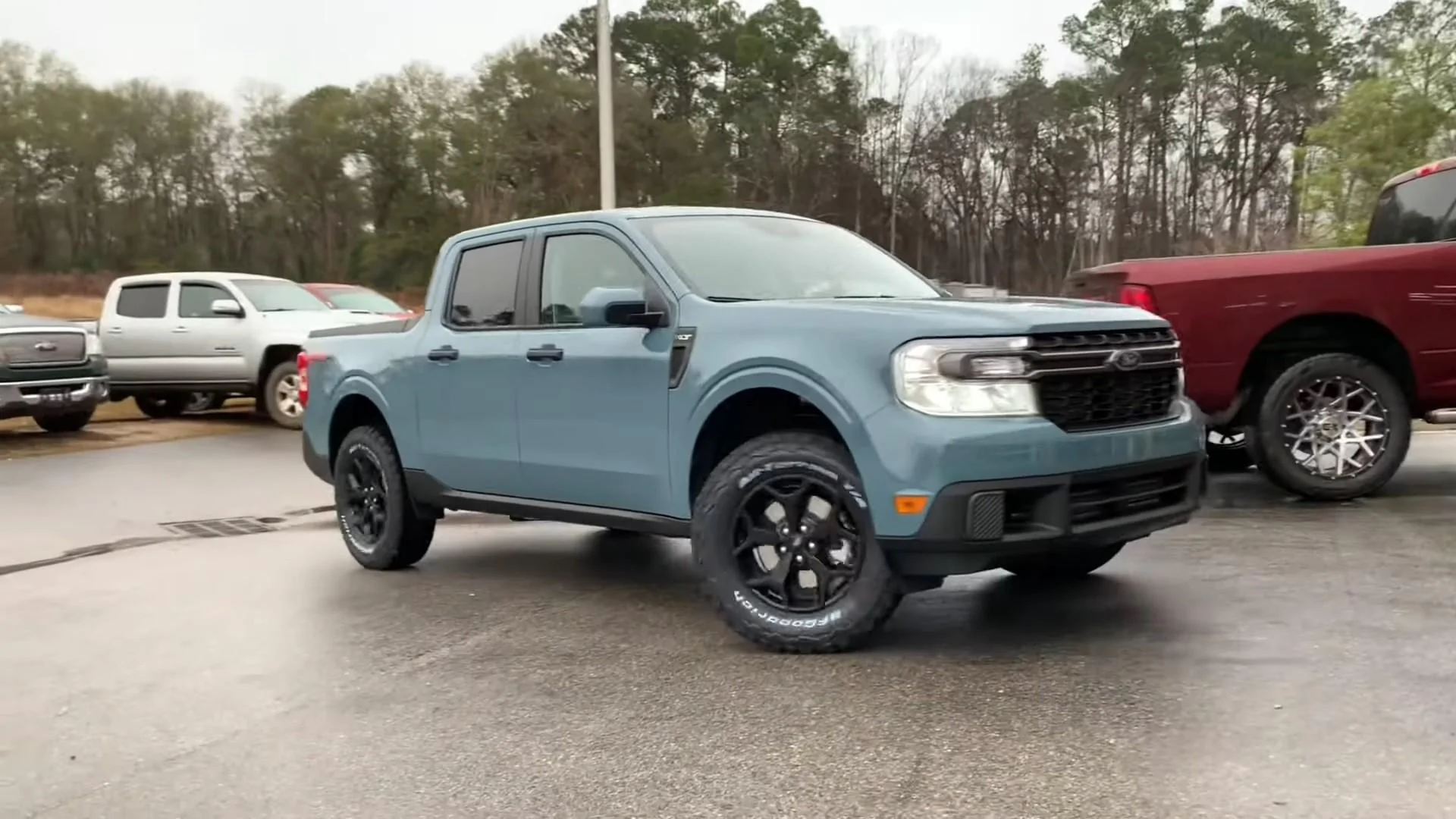 Ford Maverick Maverick on Rough Country 2" Lift Kit and BFGoodrich AT 245/65/R17 Tires w/ White Letters 2022 Ford Maverick on Rough Country 2%22 Lift Kit and BFGoodrich AT 235:65:R17 Tires 3