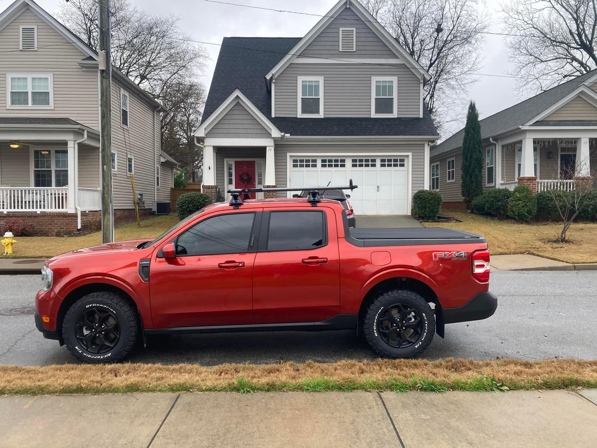 Ford Maverick HOT PEPPER RED Maverick Photos Thread oof-racks-cargo-carrier-box-yakima-and-thule-3-