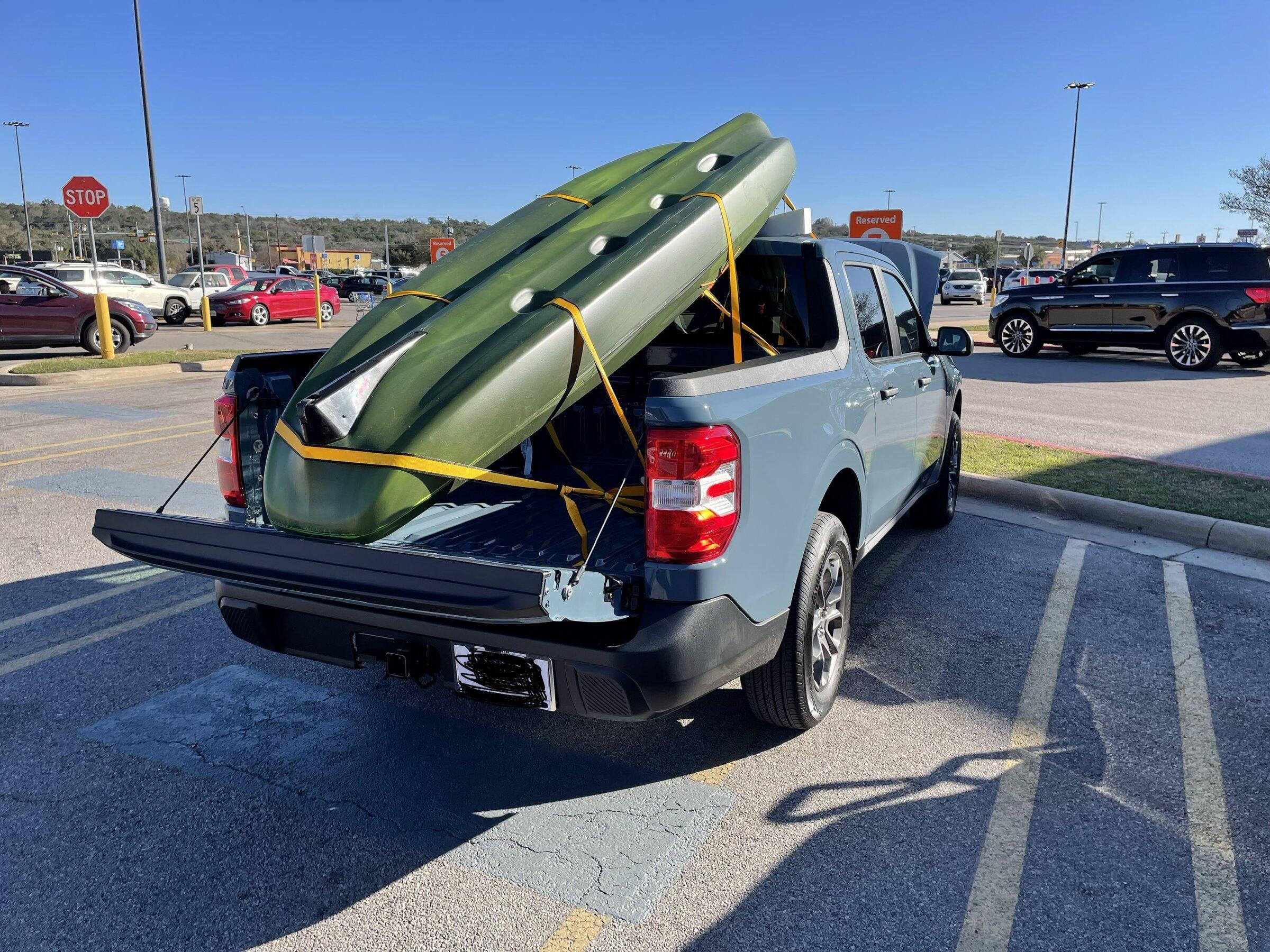 Ford Maverick Roof Rack vs Bed Rack, which is better for long Kayak? 16FA93FF-C122-4C57-B3E5-748C63135E01