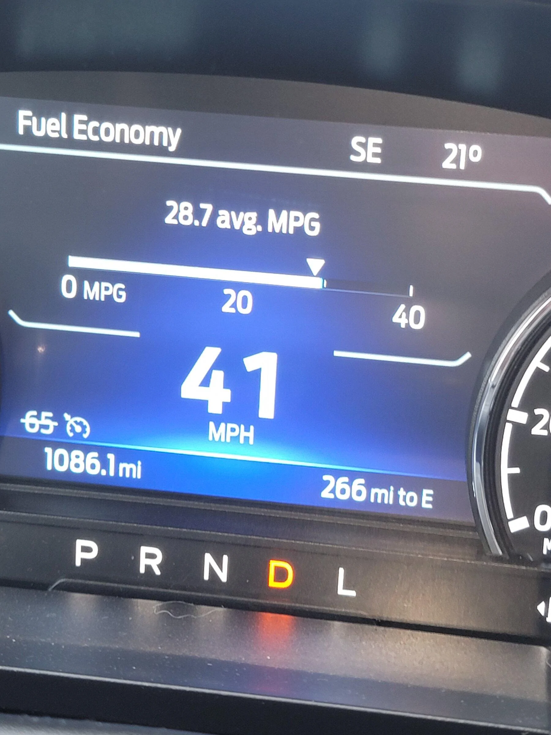 Ford Maverick My Real World Hybrid MPG 20220105_102202