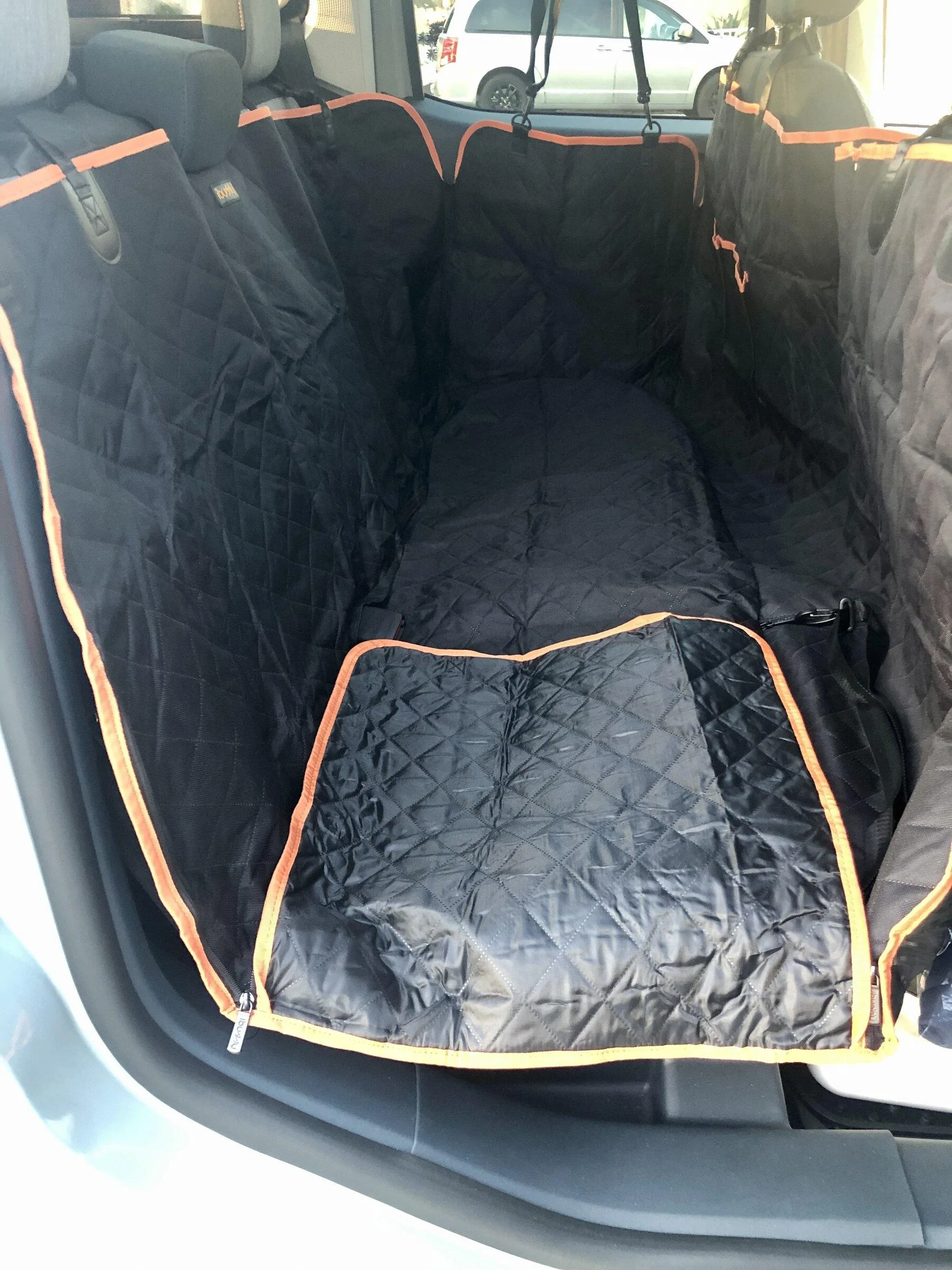 Ford Maverick Ford back seat protector installed 074A7577-B3AE-43CE-AB8C-19B3DAA8F0BD