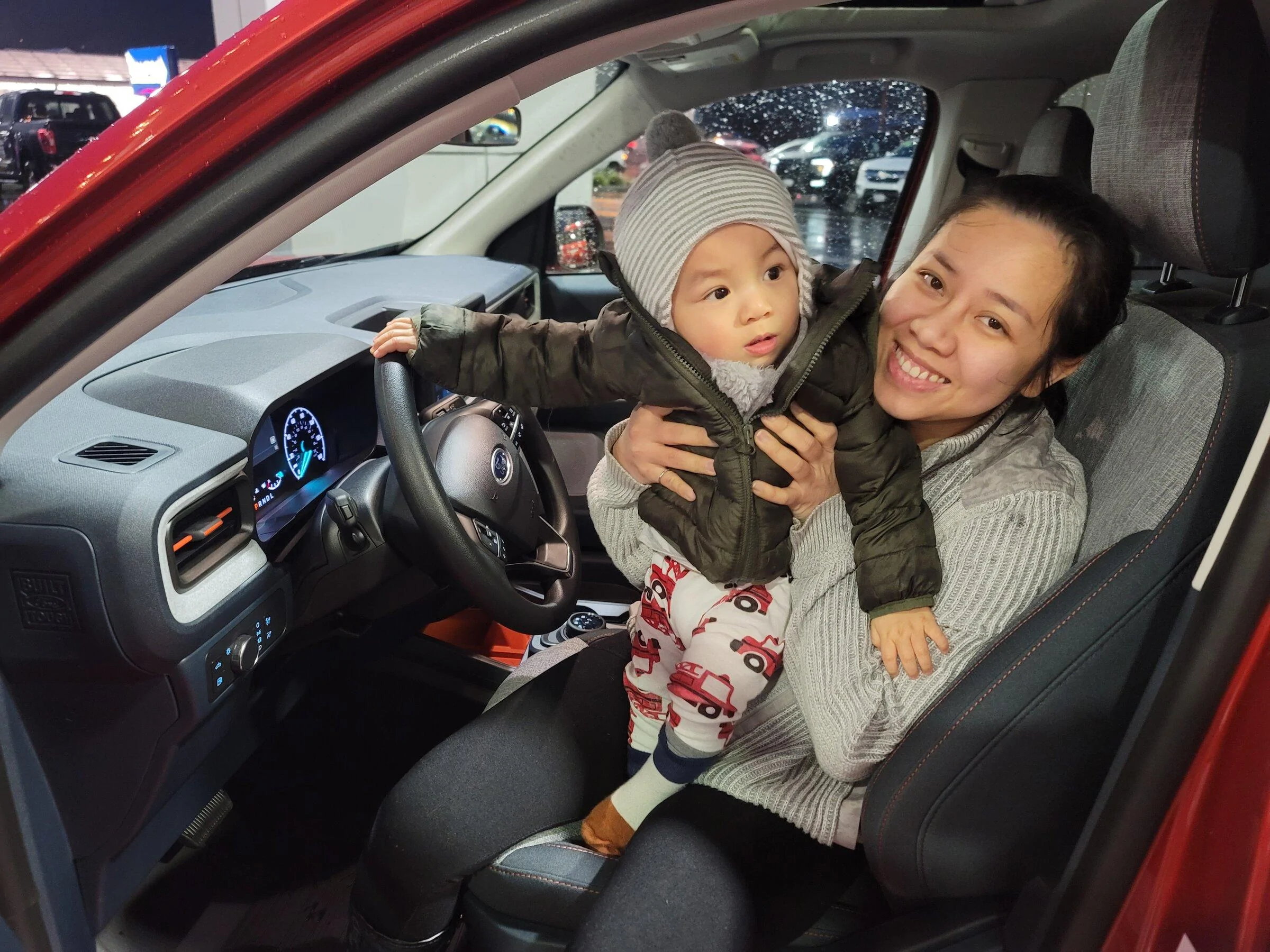 Ford Maverick 5'5" & 5'1" drivers size comparison & feedback with 2.0 Maverick - for the shorter owners / driver / passenger 20220106_165832