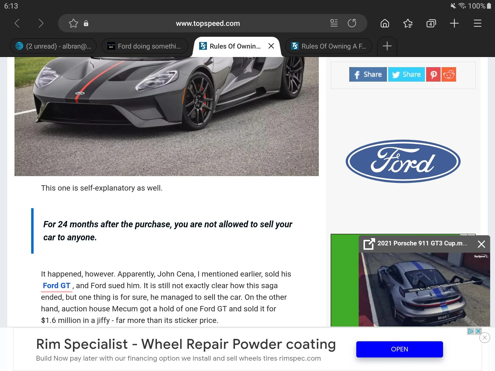 Ford Maverick Ford doing something about greedy dealers and flippers? Screenshot_20220107-181310_Samsung Internet