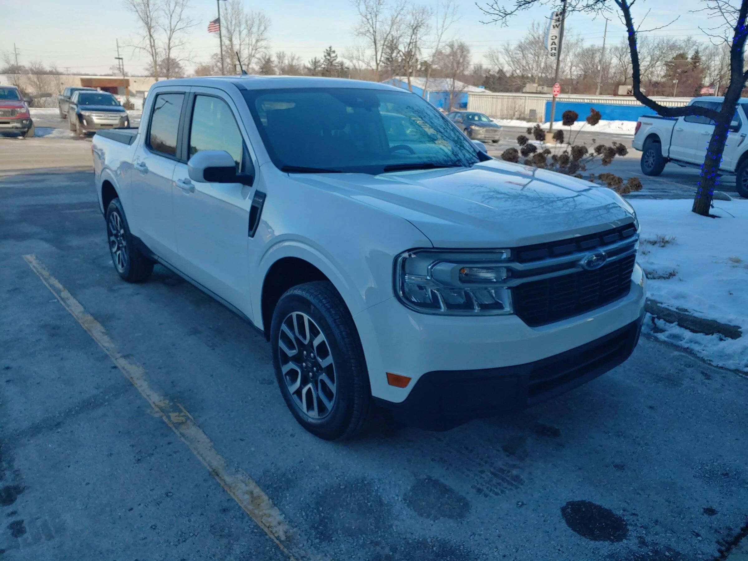 Ford Maverick Picking up White Lariat Hybrid tomorrow (maybe) 0108221409_HDR