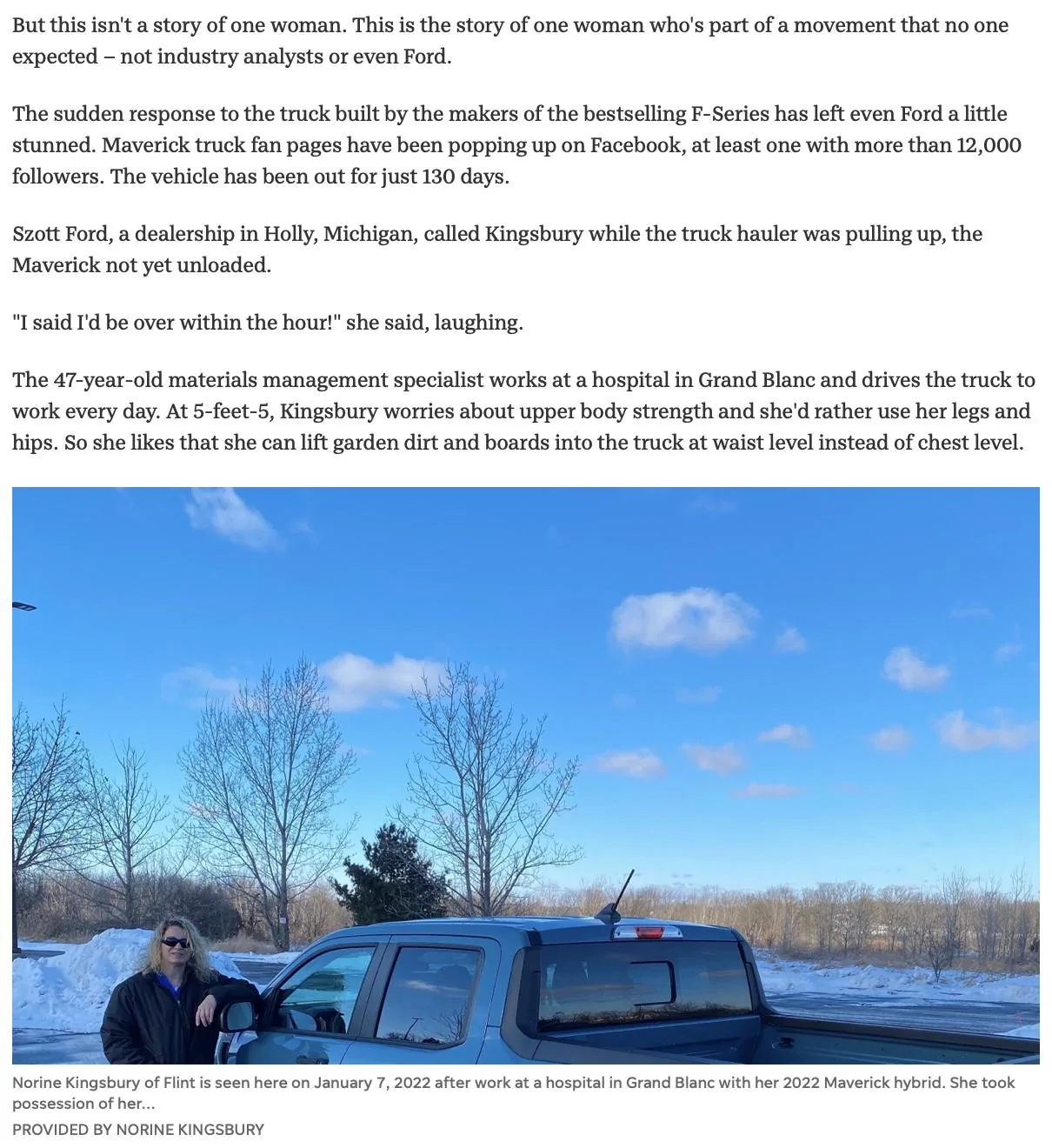 Ford Maverick Article: Popularity of Ford Maverick Hybrid pickup a 'big' surprise for the industry, even Ford Screen Shot 2022-01-09 at 11.24.04 AM