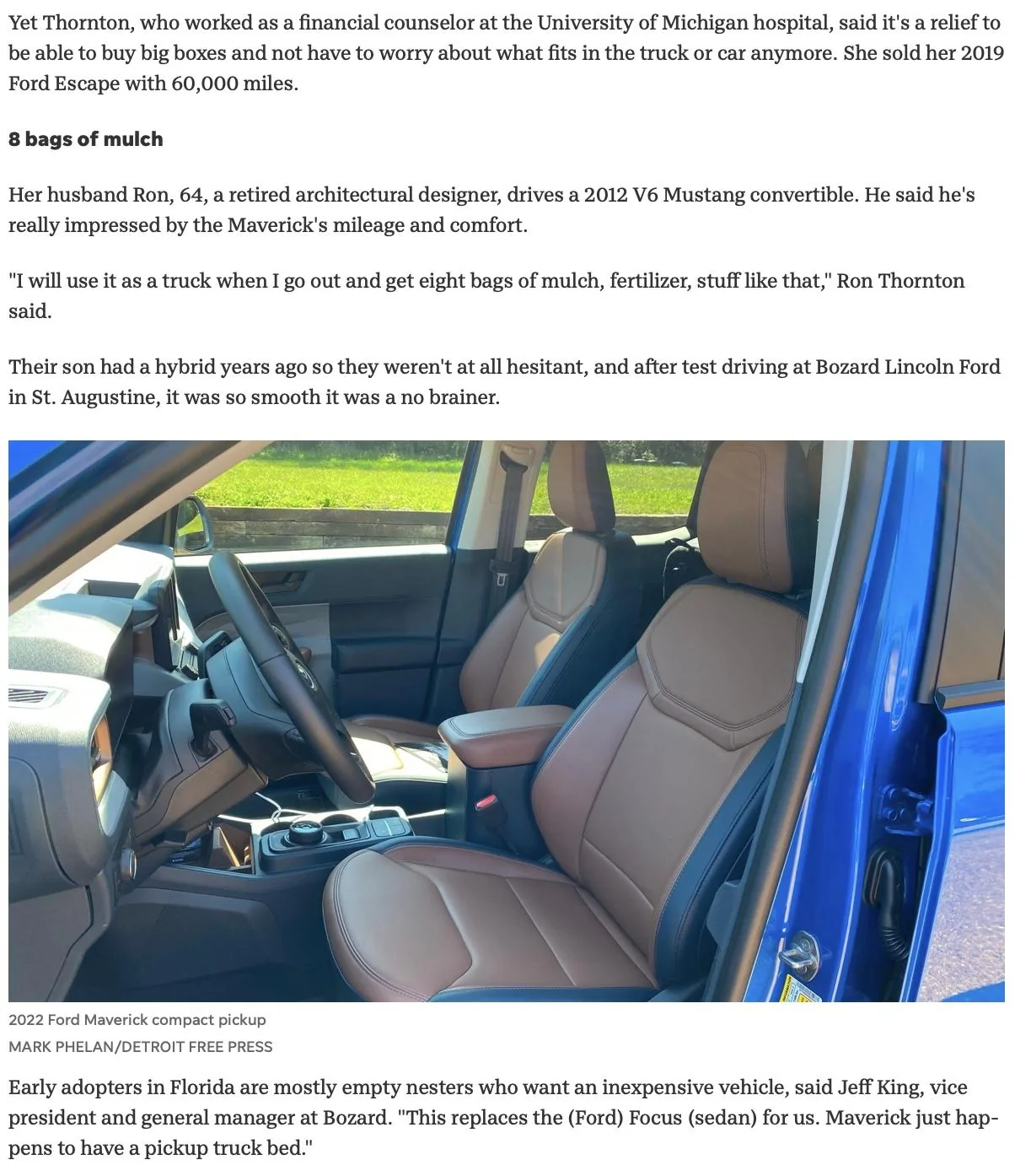 Ford Maverick Article: Popularity of Ford Maverick Hybrid pickup a 'big' surprise for the industry, even Ford Screen Shot 2022-01-09 at 11.24.59 AM