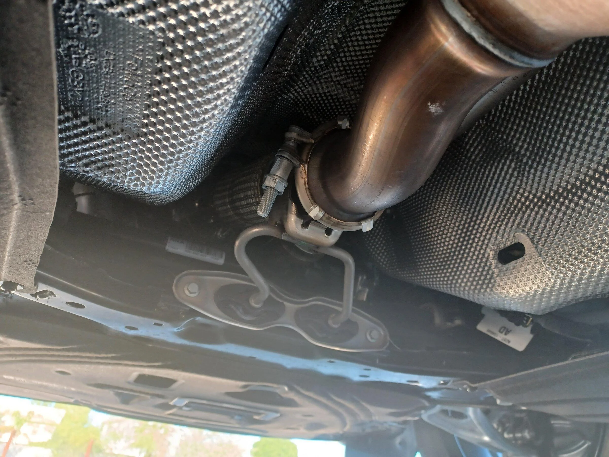 Ford Maverick Catalytic converter theft 0 exhaust