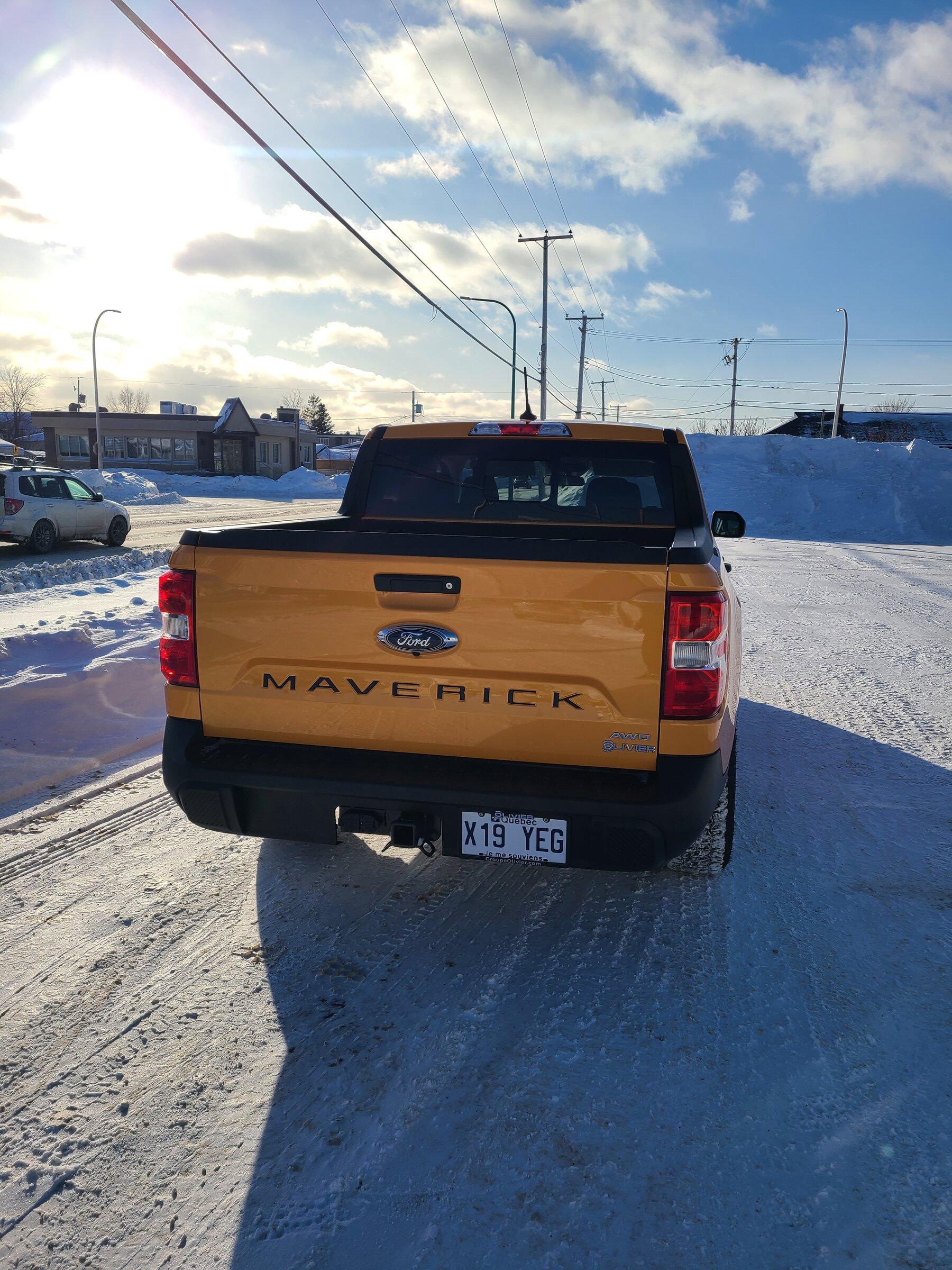 Ford Maverick CYBER ORANGE Maverick Photos Thread 20220110_125938