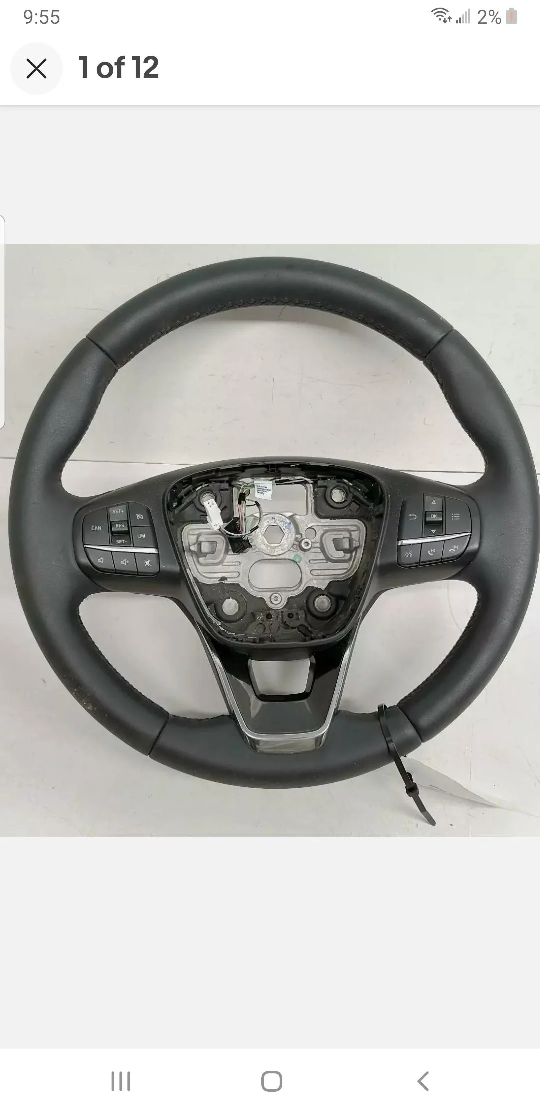Ford Maverick Any XL/XLT (Non lux) owners able to find a leather cover for the steering wheel? Screenshot_20211226-215531_eBay