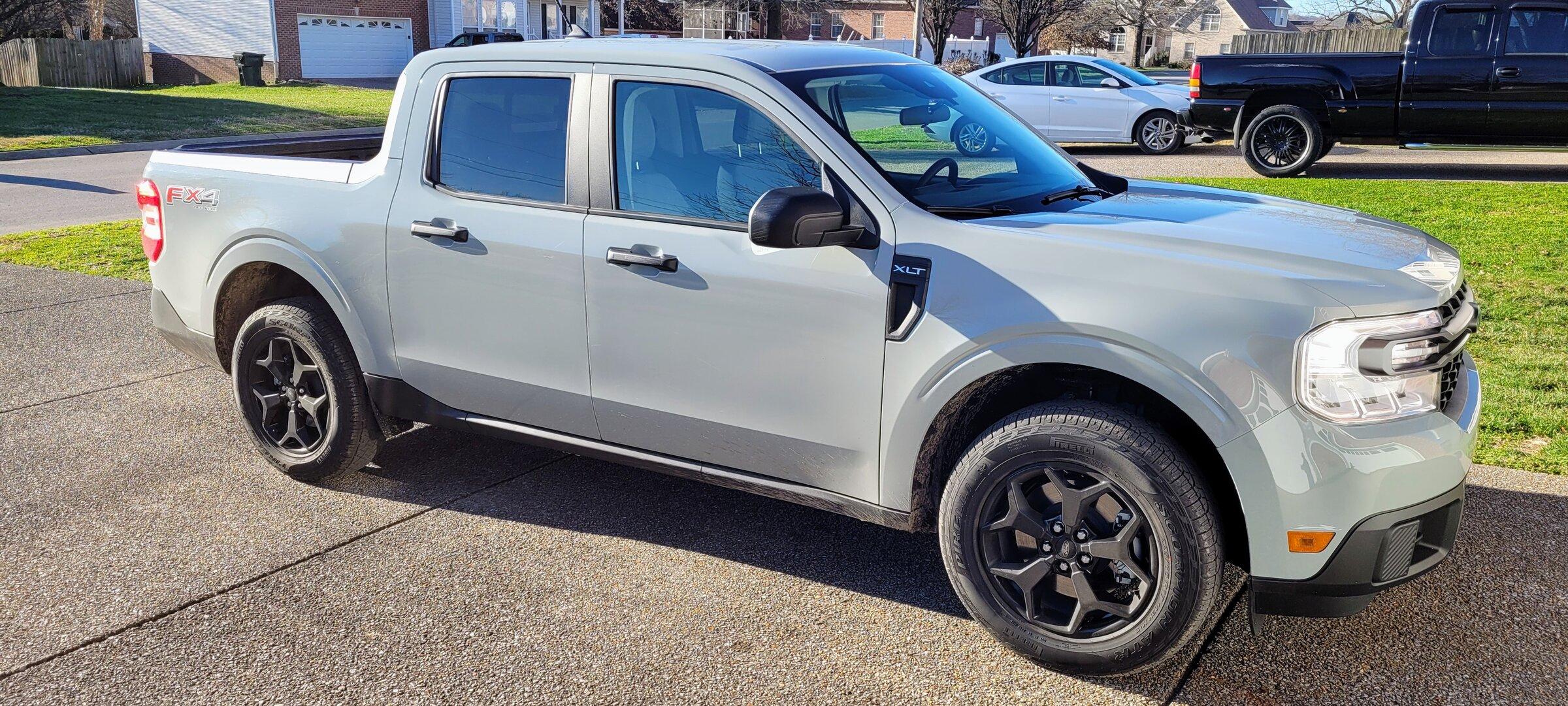 Ford Maverick CACTUS GRAY Maverick Photos Thread 20220110_145054