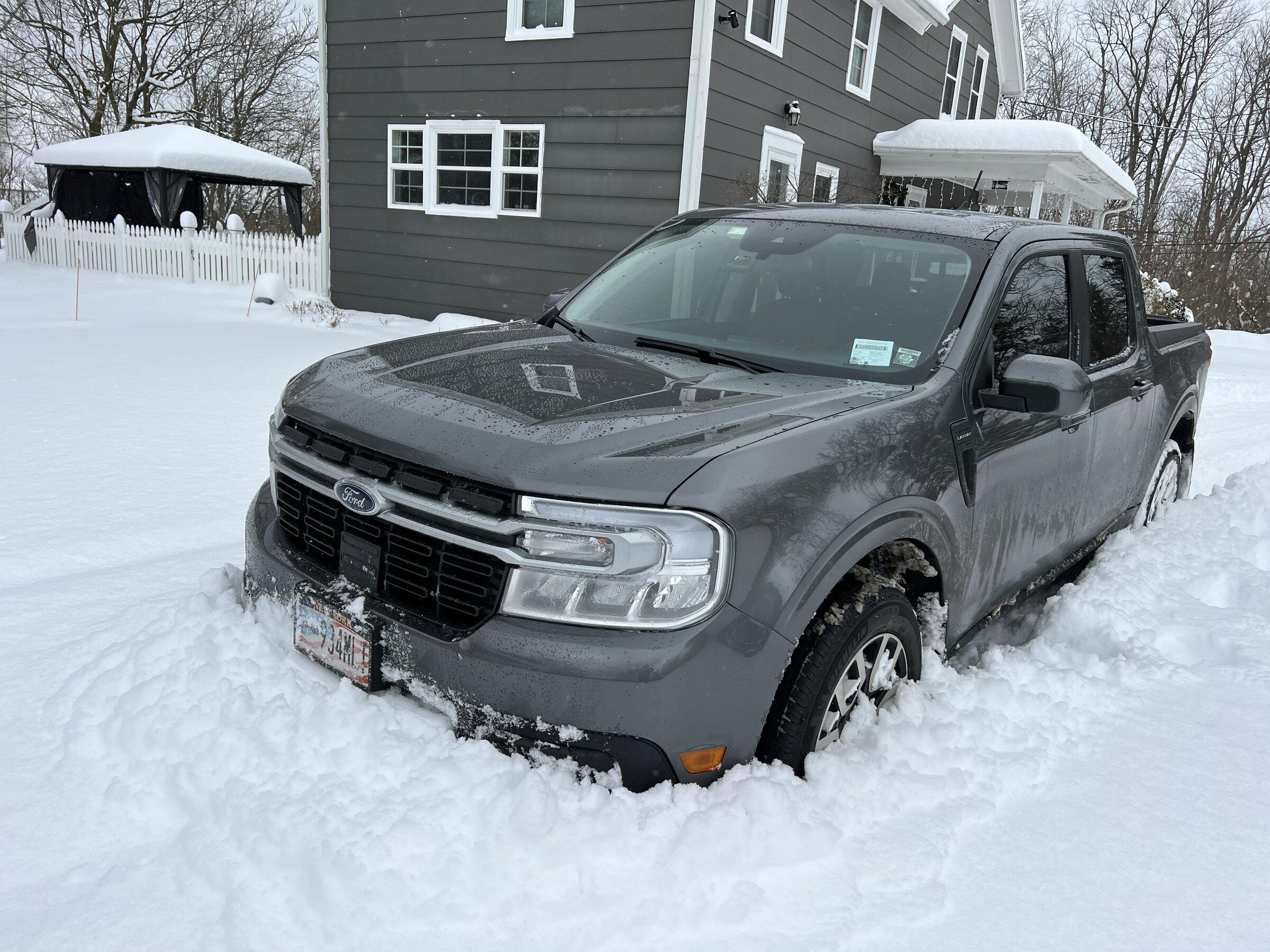 Ford Maverick Molded splash guards in snow country slush buildup? D1028A7B-48BE-476B-A641-CAA5F7B45D98