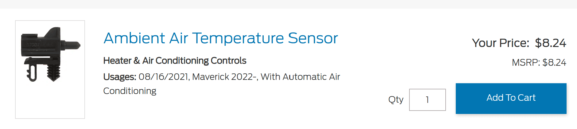 Ford Maverick Issue: exterior temperature stopped displaying and CEL light on 1641864899308