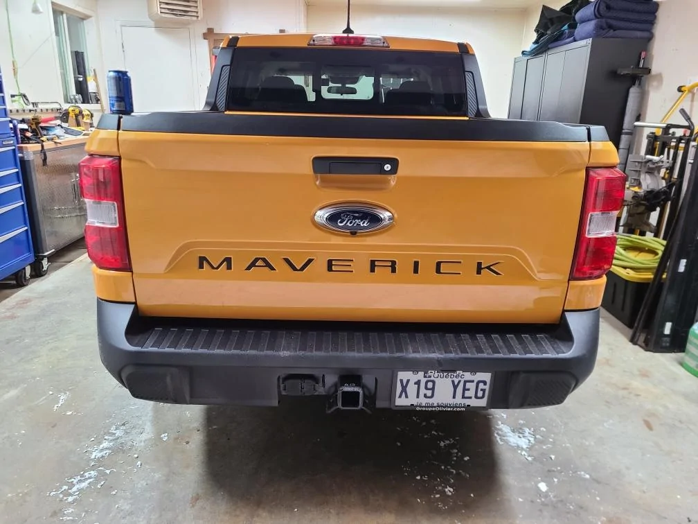 Ford Maverick Tailgate Rear Lettering Inserts / Vinyl / Decals? Resized_20220110_194623