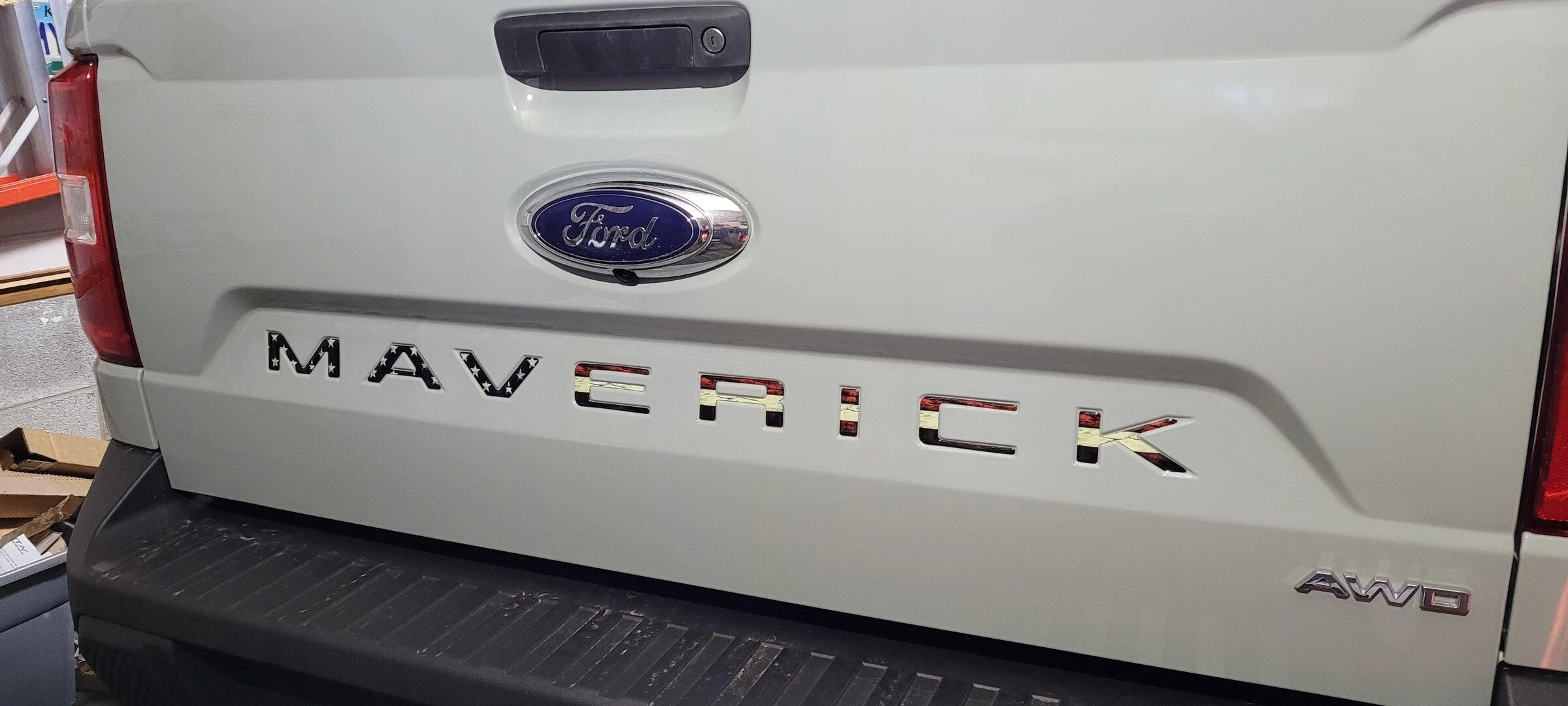 Ford Maverick Maverick Tailgate Lettering / Letters 20220111_101243