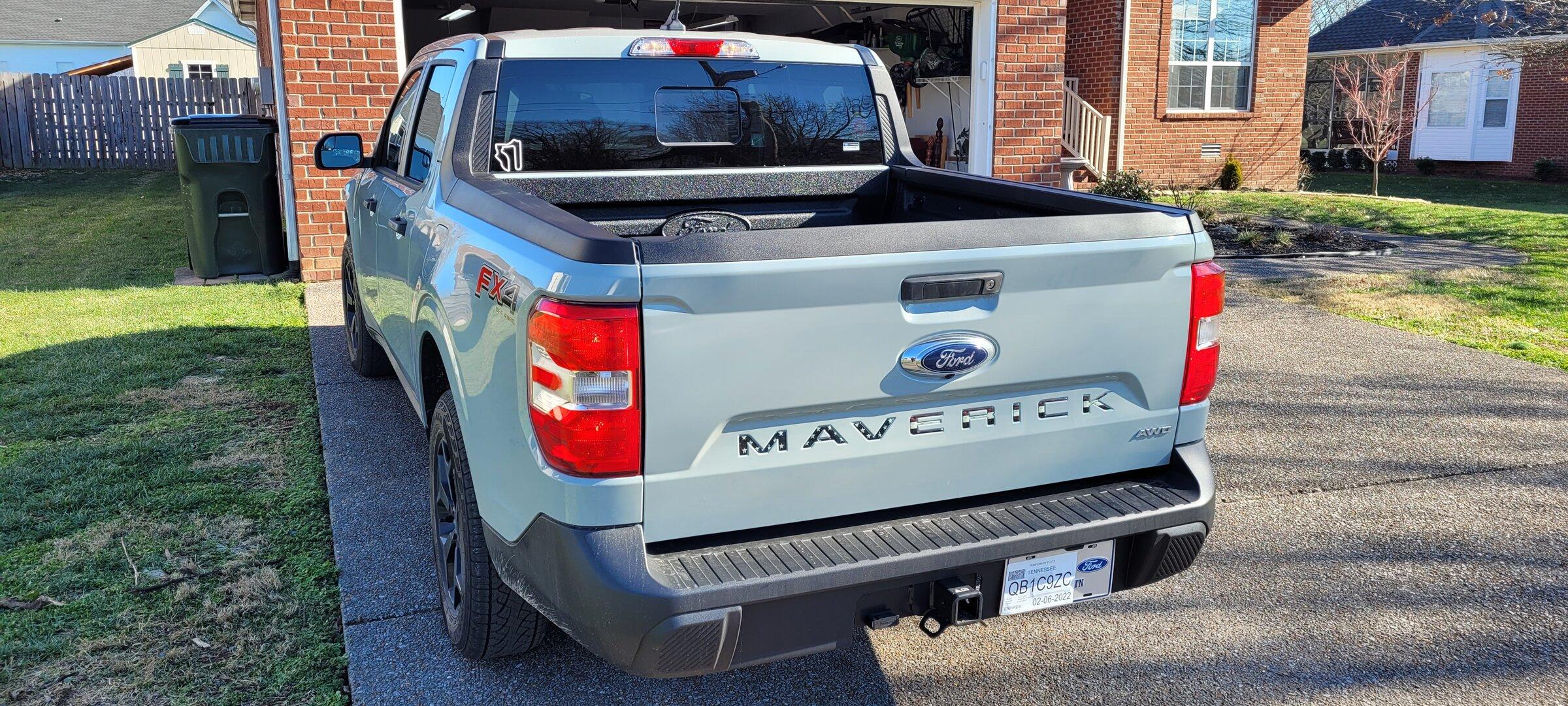 Ford Maverick Maverick Tailgate Lettering / Letters 20220111_102724
