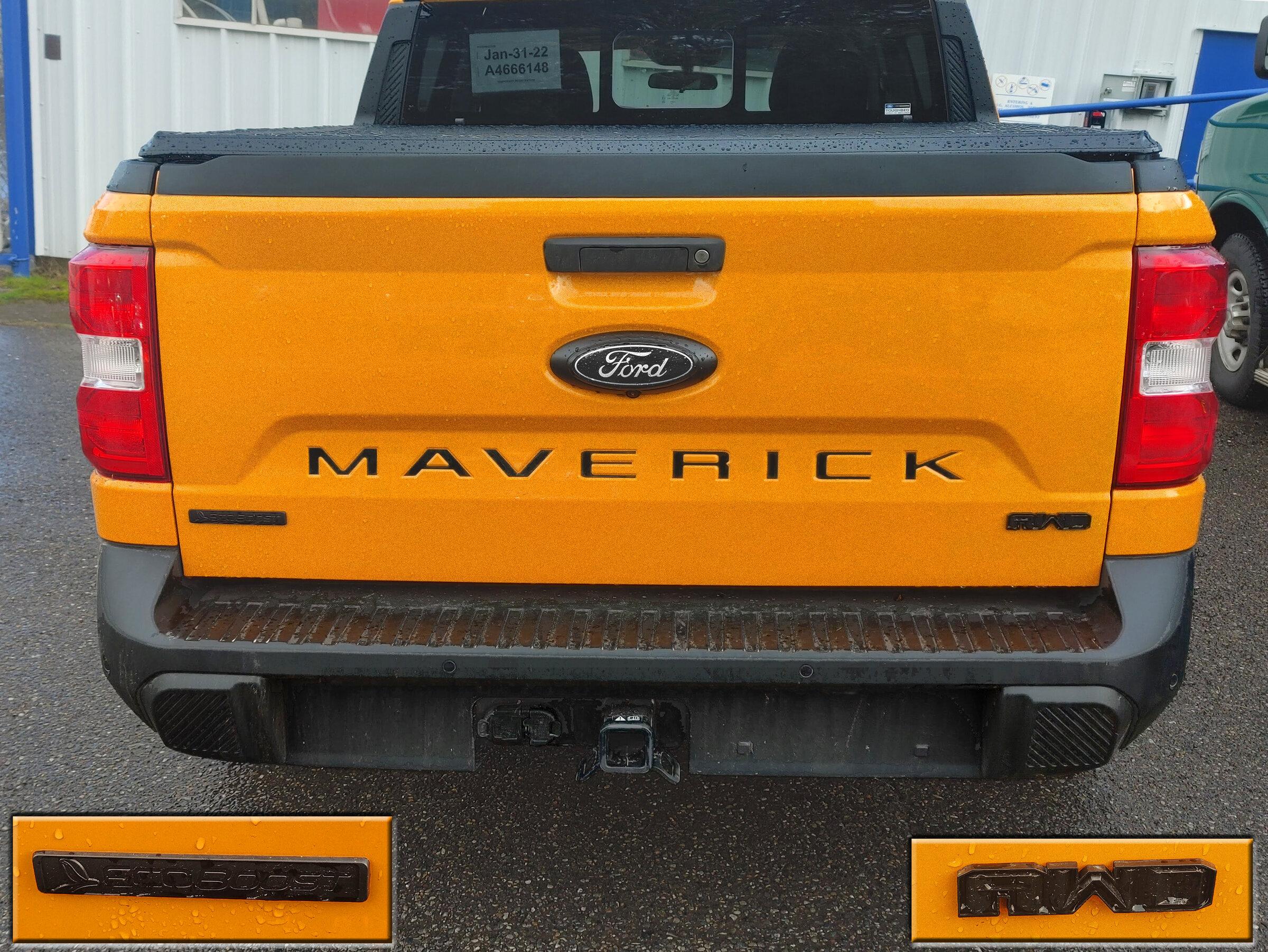 Ford Maverick 245/65-17 MAXXIS RAZR AT's on my Cyber Orange Lariat Maverick FinishedNaranjitaTailgate