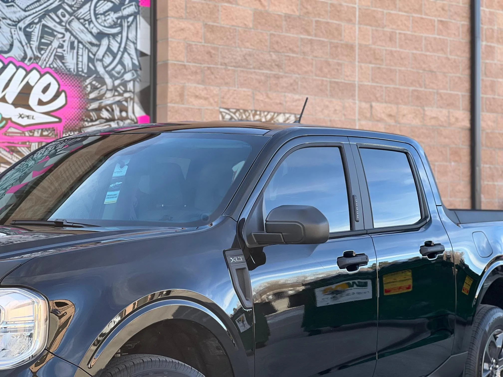 Ford Maverick Front Window Tint (now matching factory rear windows) Tint 4