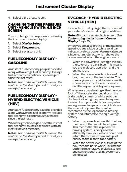 Ford Maverick Hybrid Maverick Care and Quick Guide? Screenshot 2022-01-12 223416