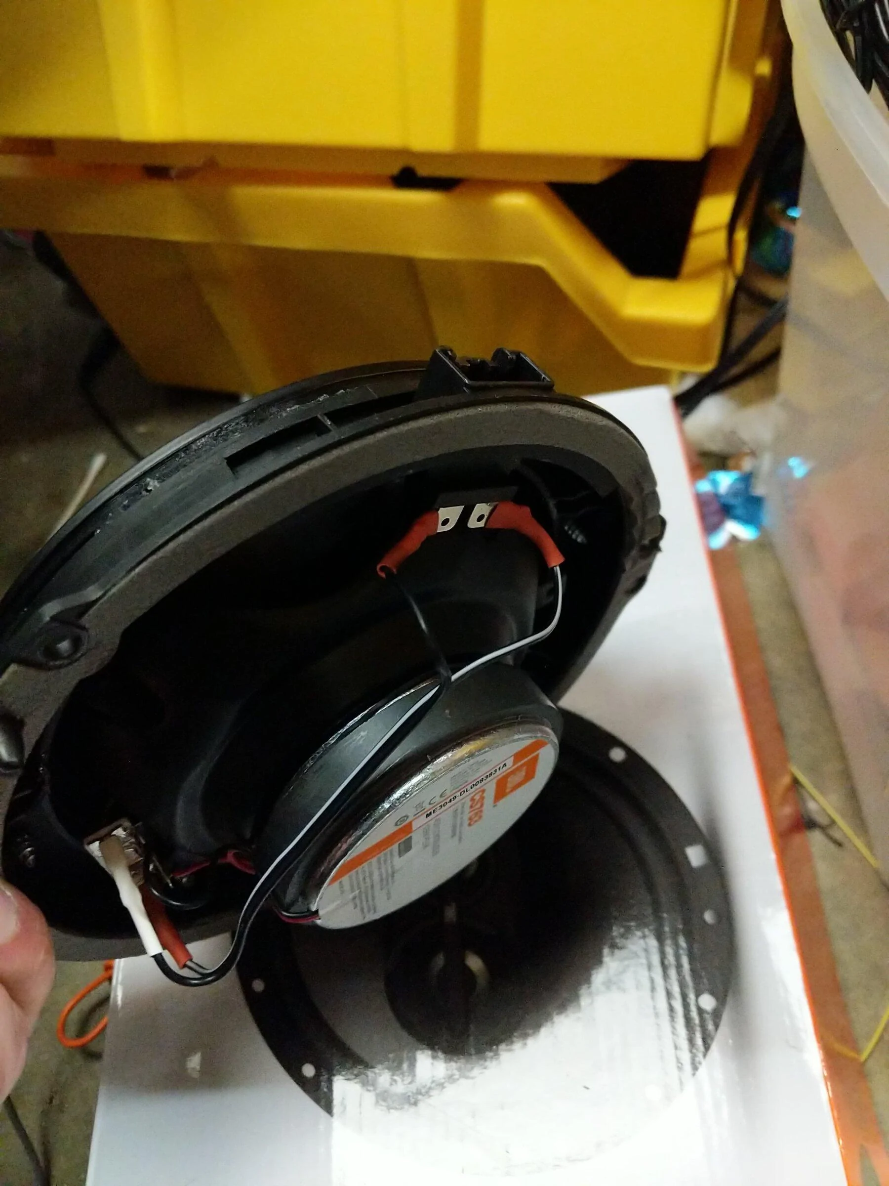 Ford Maverick Stock speaker convert to mount for jbl speaker PXL_20220113_072450964