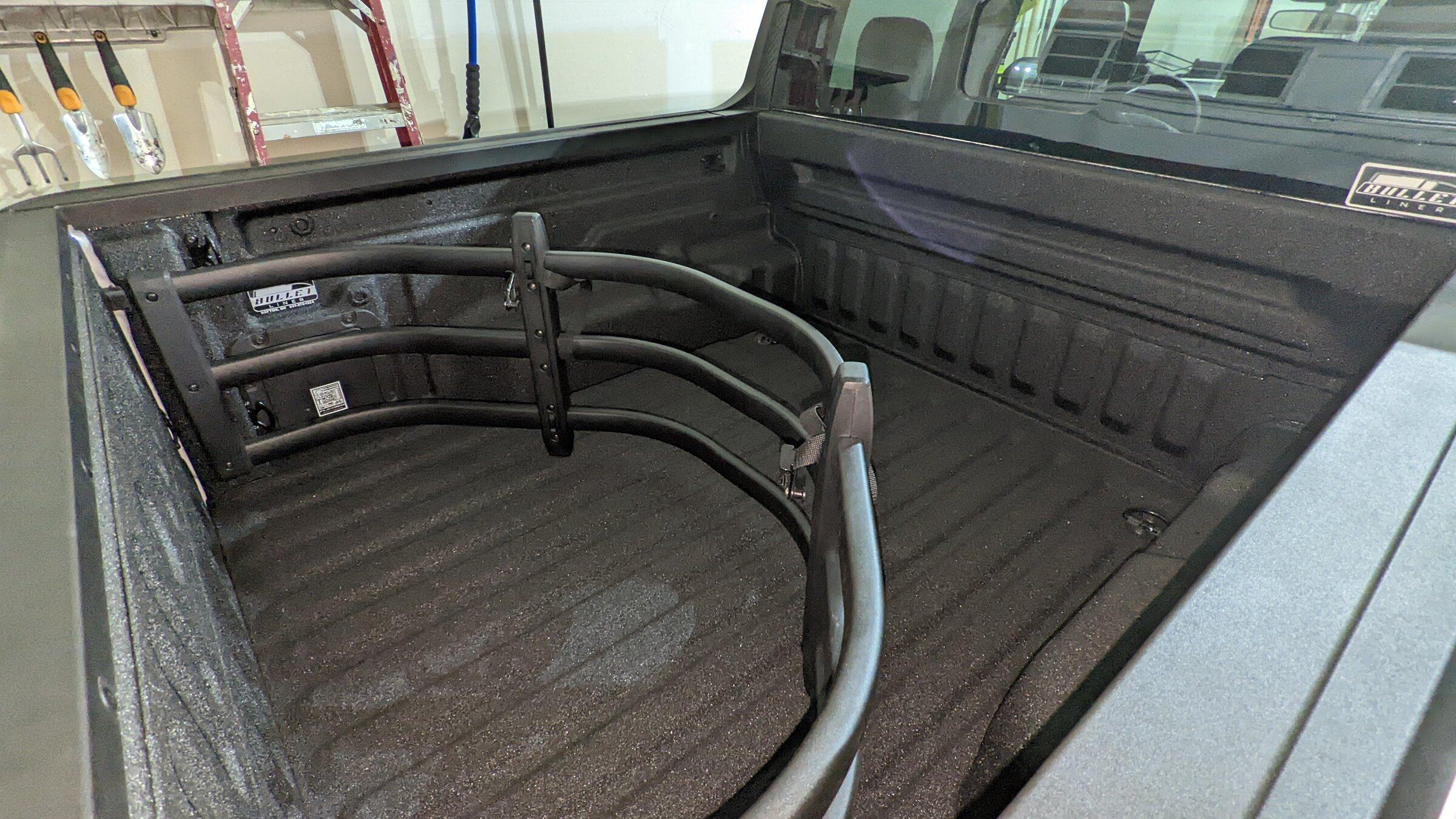 Ford Maverick Line-X before and after PXL_20220114_002533704
