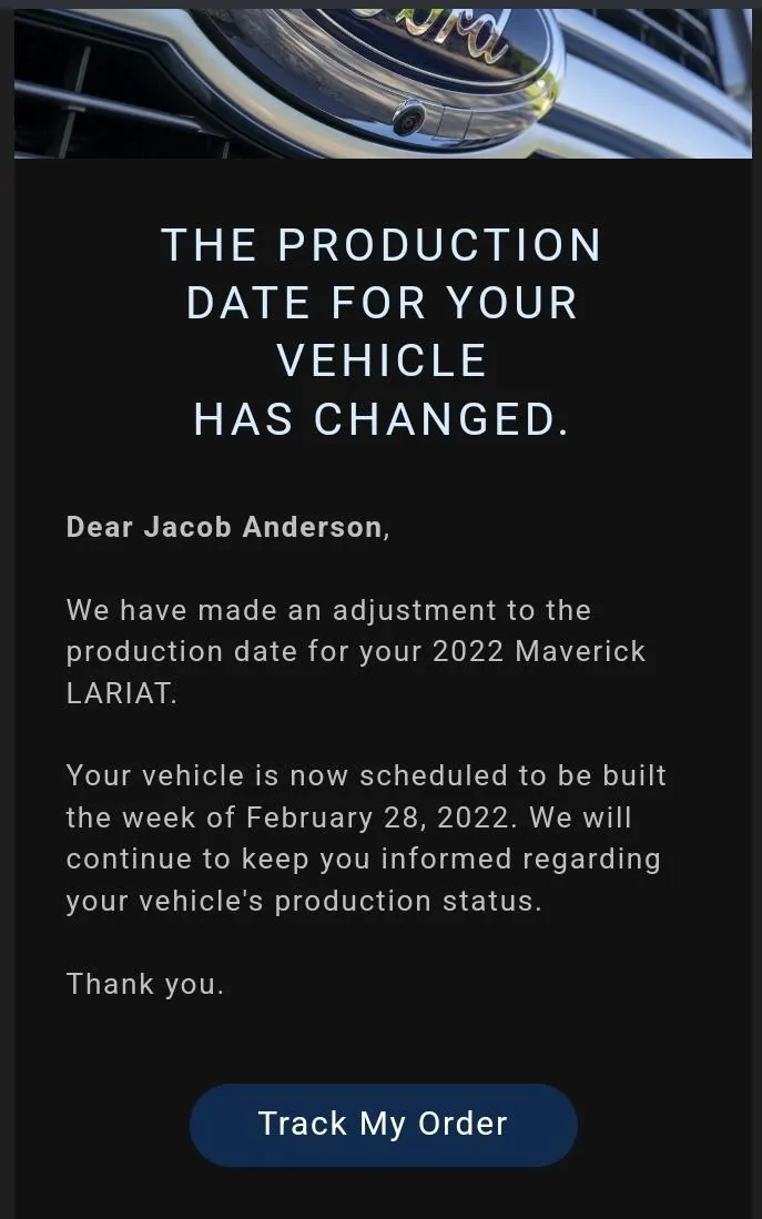 Ford Maverick 📣 1/13 Scheduling Email Received Group [EMAILS NOW ARRIVING!] Screenshot_20220114-044324_Gmail