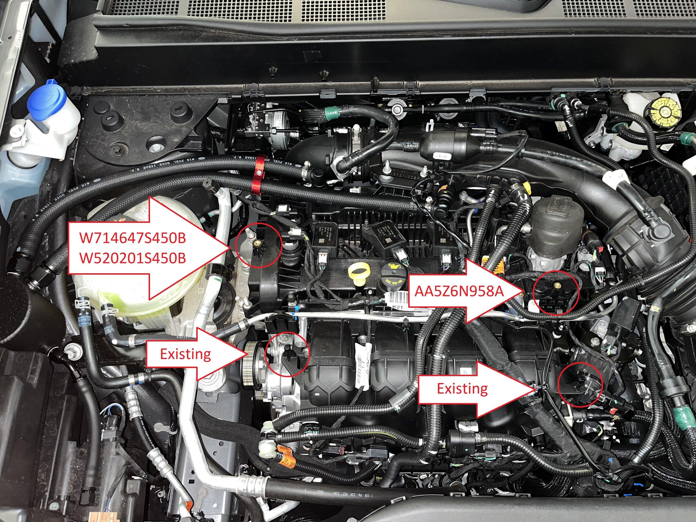 Ford Maverick Engine Cover installed in 2.0L Ecoboost Maverick engine bay (From Escape) 5