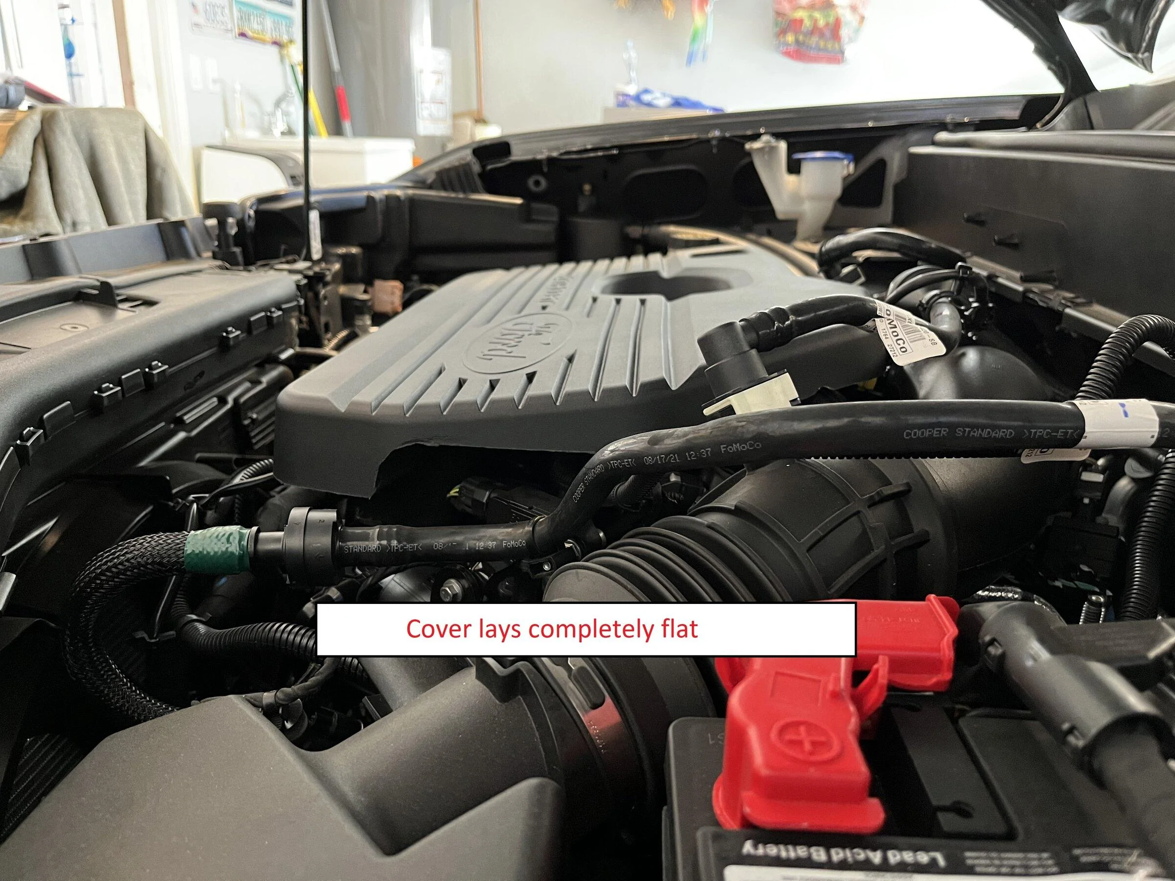 Ford Maverick Engine Cover installed in 2.0L Ecoboost Maverick engine bay (From Escape) 11