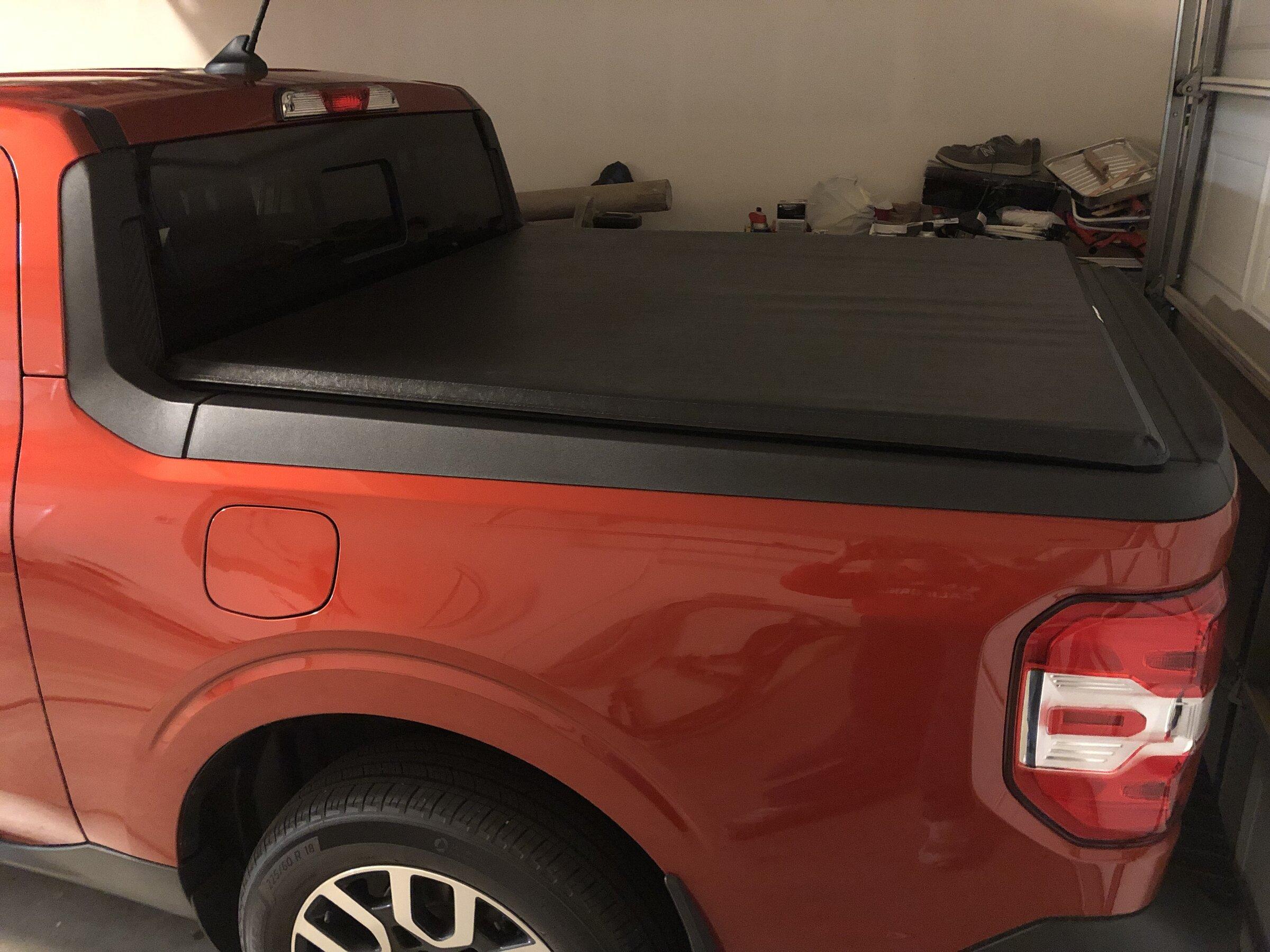 Ford Maverick Truxedo Soft Rollup Tonneau Bed Cover installed on Maverick 9C11879A-293C-421B-AF43-8A0A11760064