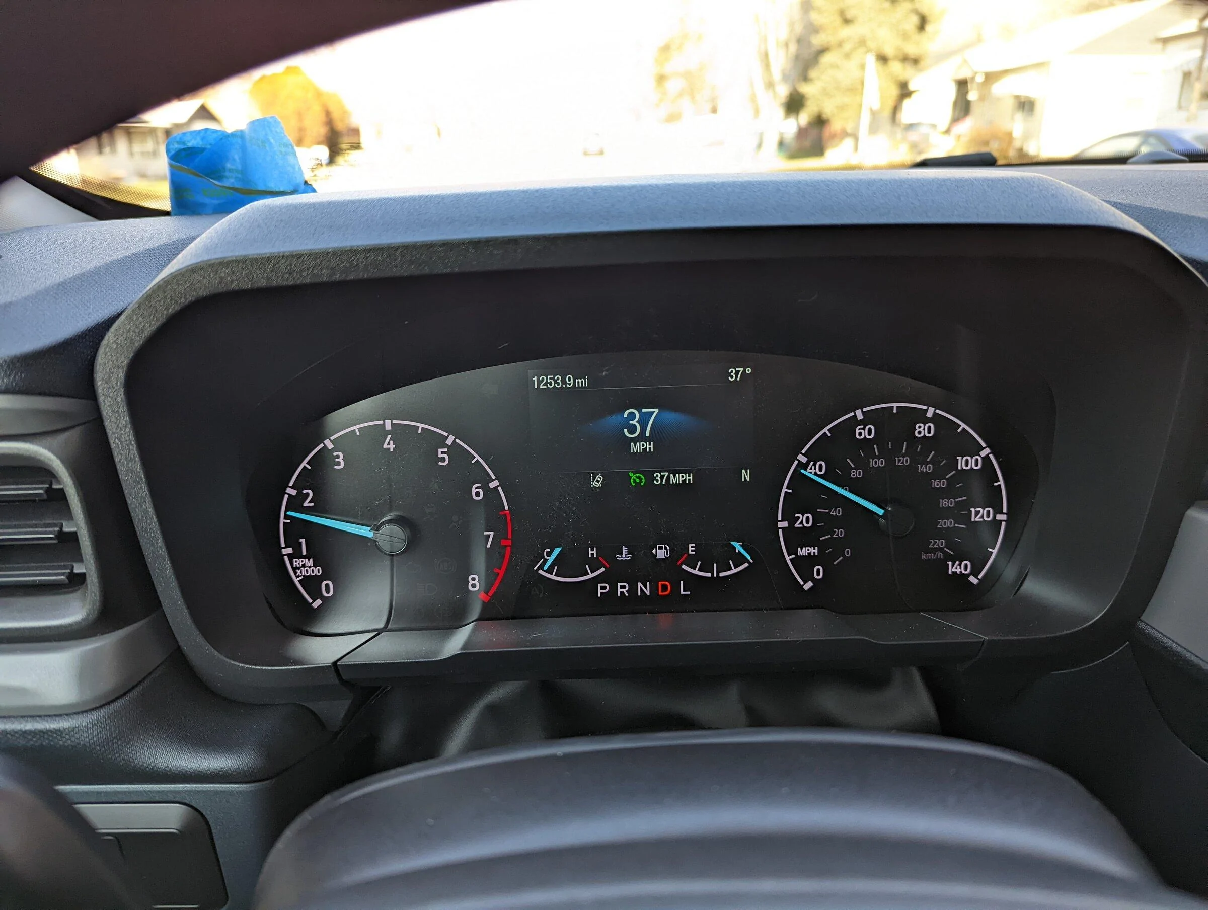 Ford Maverick Factory cruise control enabled on XL with Forscan and Escape steering wheel PXL_20220115_195338833