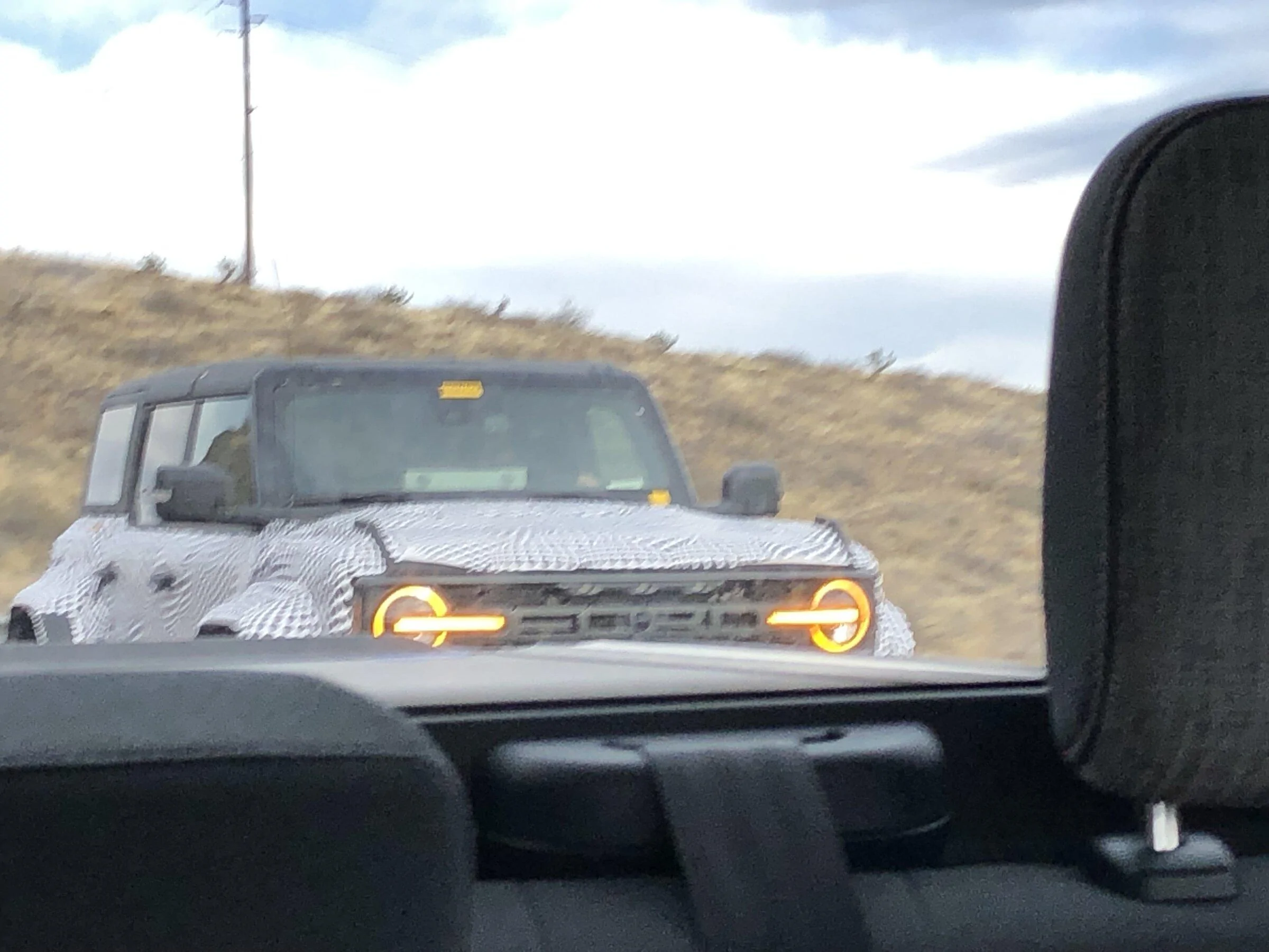 Ford Maverick New Bronco Raptors spotted on the Freeway. 8263AB2F-BFC8-4744-8817-2EB0C789F054