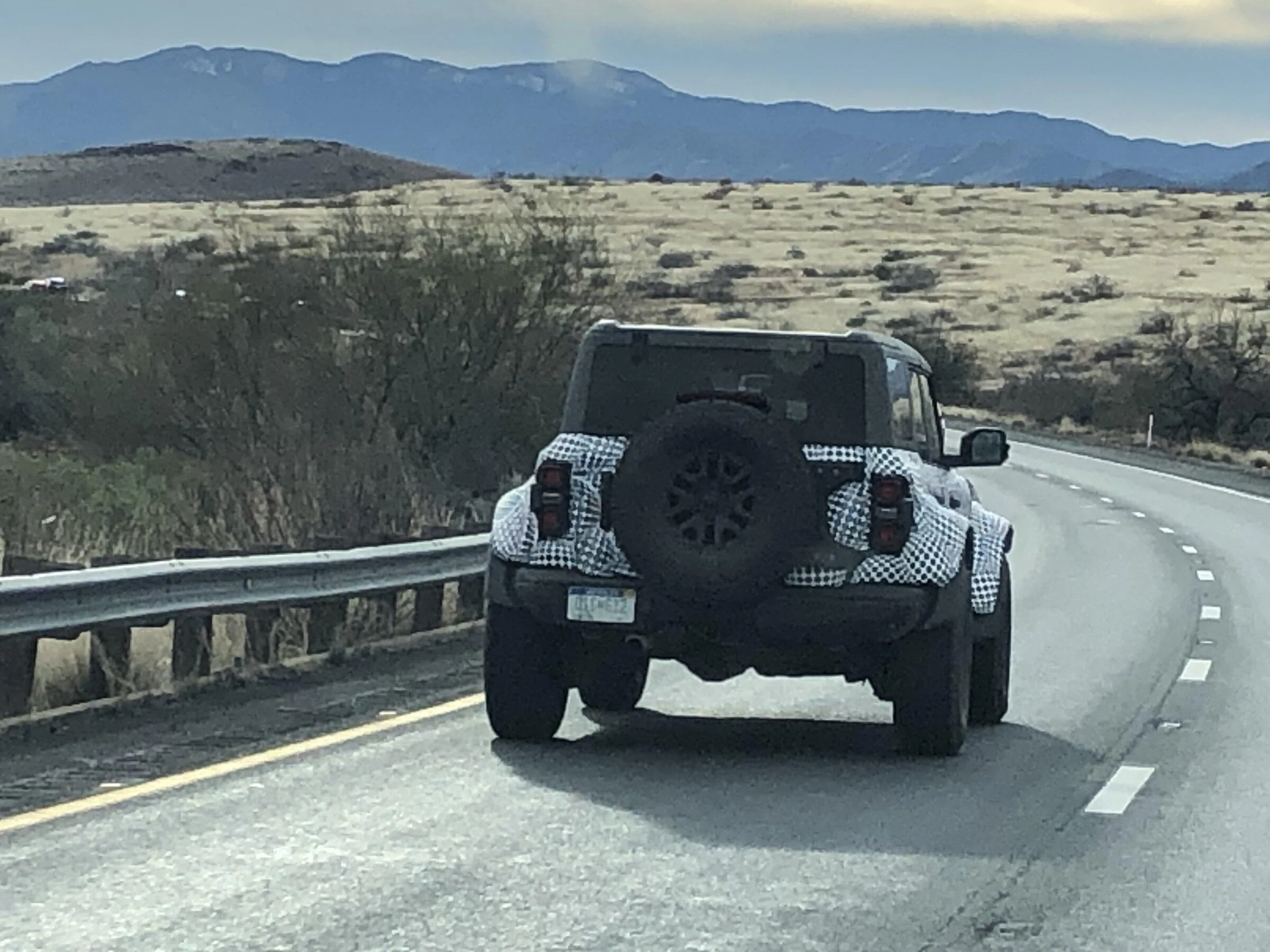 Ford Maverick New Bronco Raptors spotted on the Freeway. 0CA3E806-F3A3-4354-99A3-3E3EE08F82DB