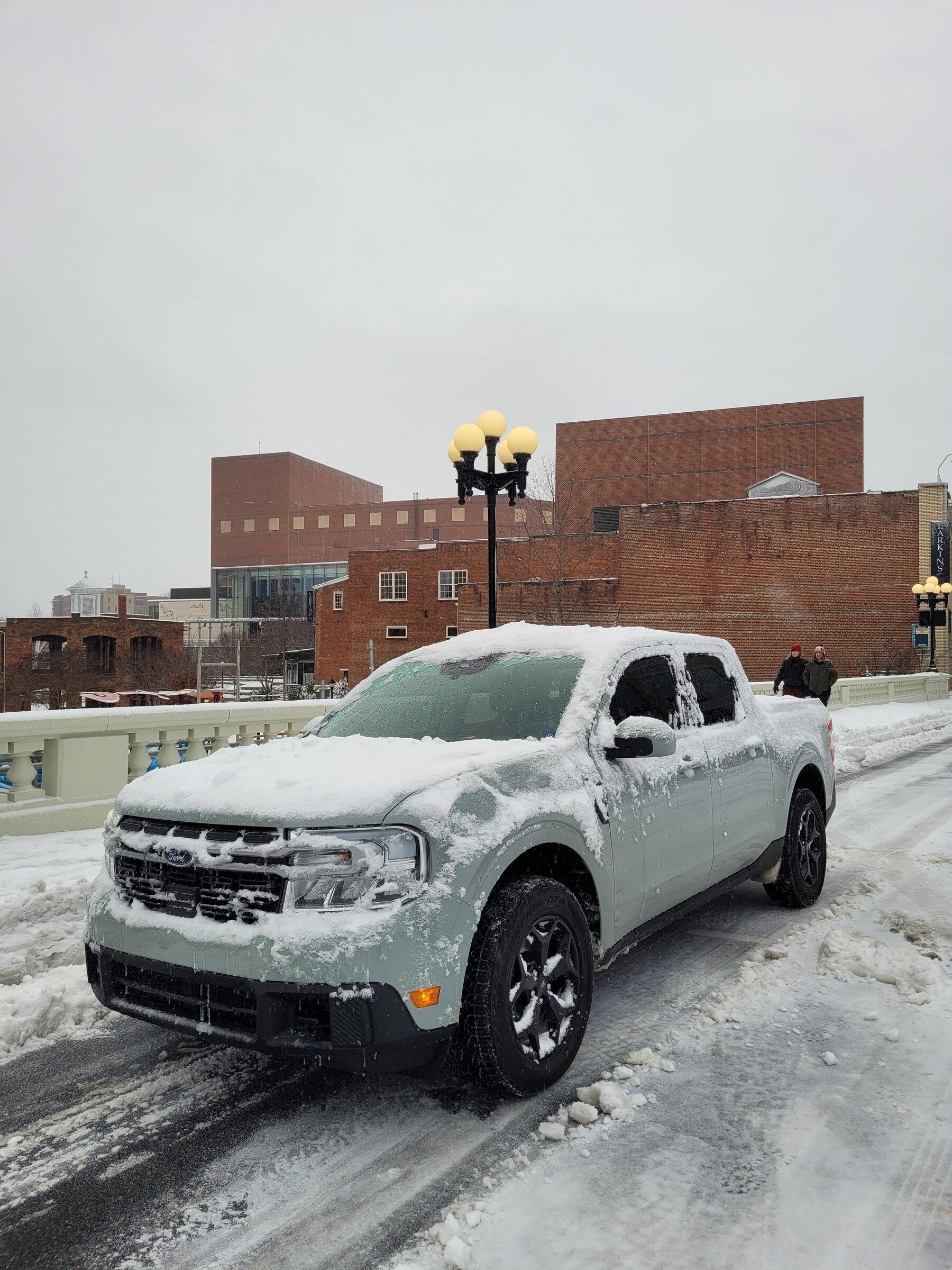 Ford Maverick Maverick is a snow champ! 20220116_091740