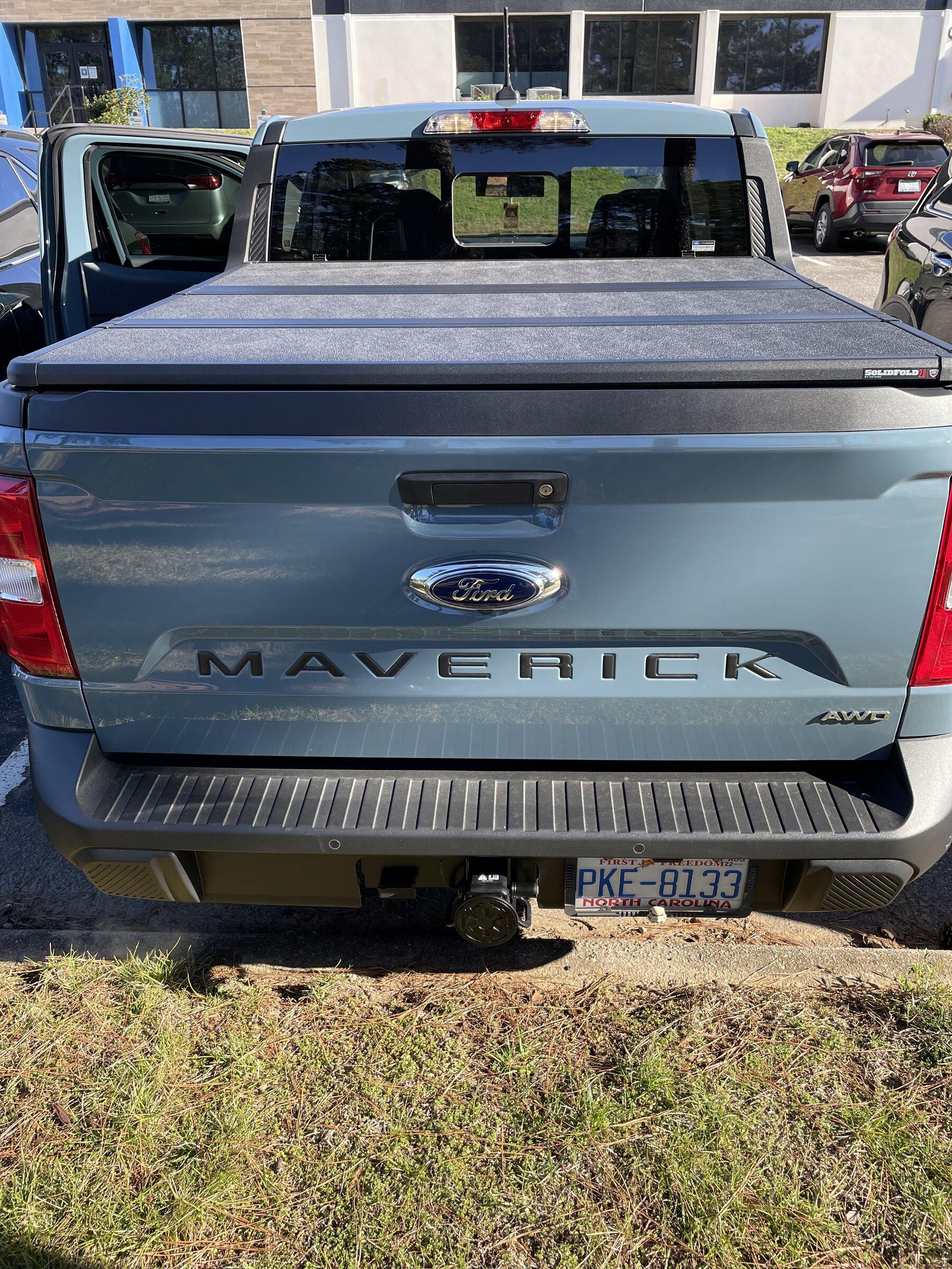 Ford Maverick Anyone install an aftermarket hard folding tonneau cover? C7C15A1B-4A85-4E5C-B832-F4ACBAC6F3E2