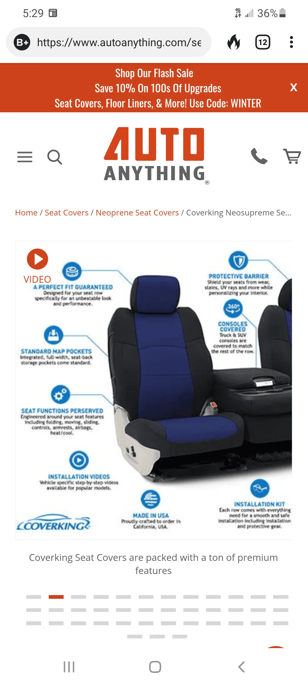 Ford Maverick Can neoprene seat covers be used on heated seats? Screenshot_20220116-172911_DuckDuckGo