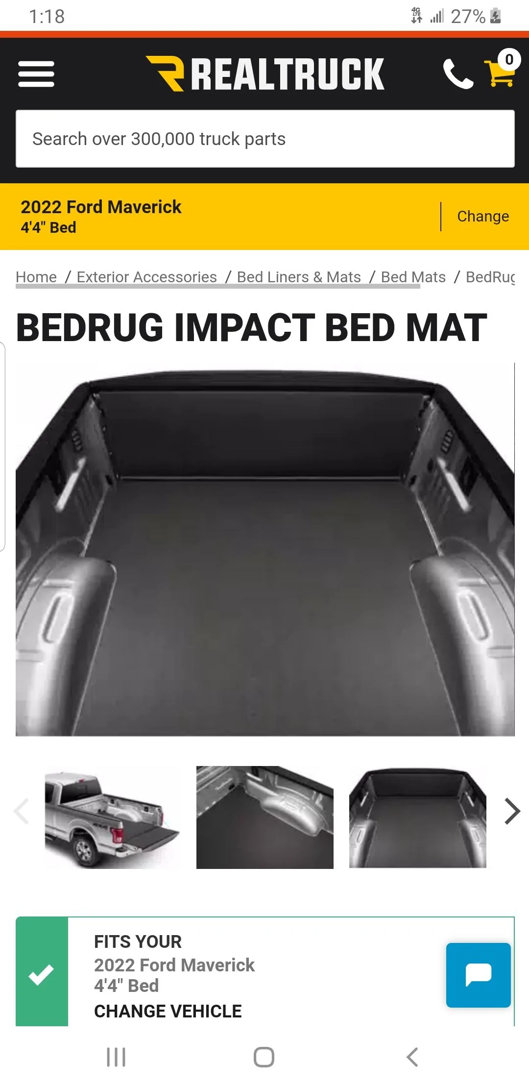 Ford Maverick Quick View at Optional Bed Mat Screenshot_20220115-131827_Samsung Internet