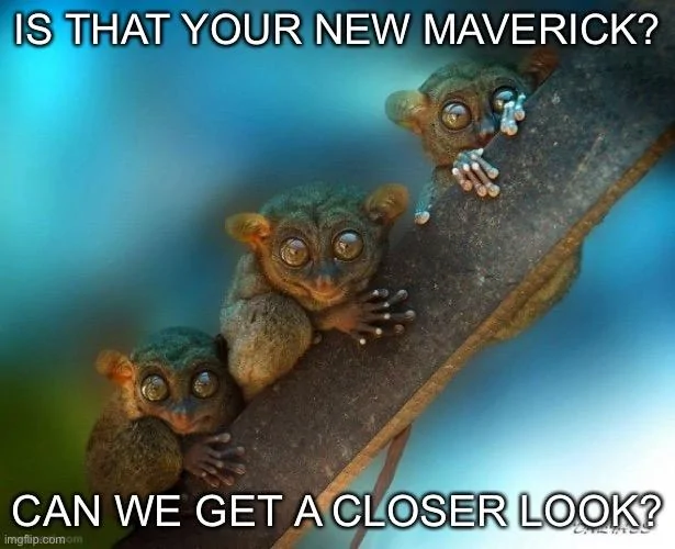 Ford Maverick Maverick Memes -  fun diversion while we wait [ ** NO POLITICS ** ] 63F4F080-29D4-4599-A7AA-9769525EE24A