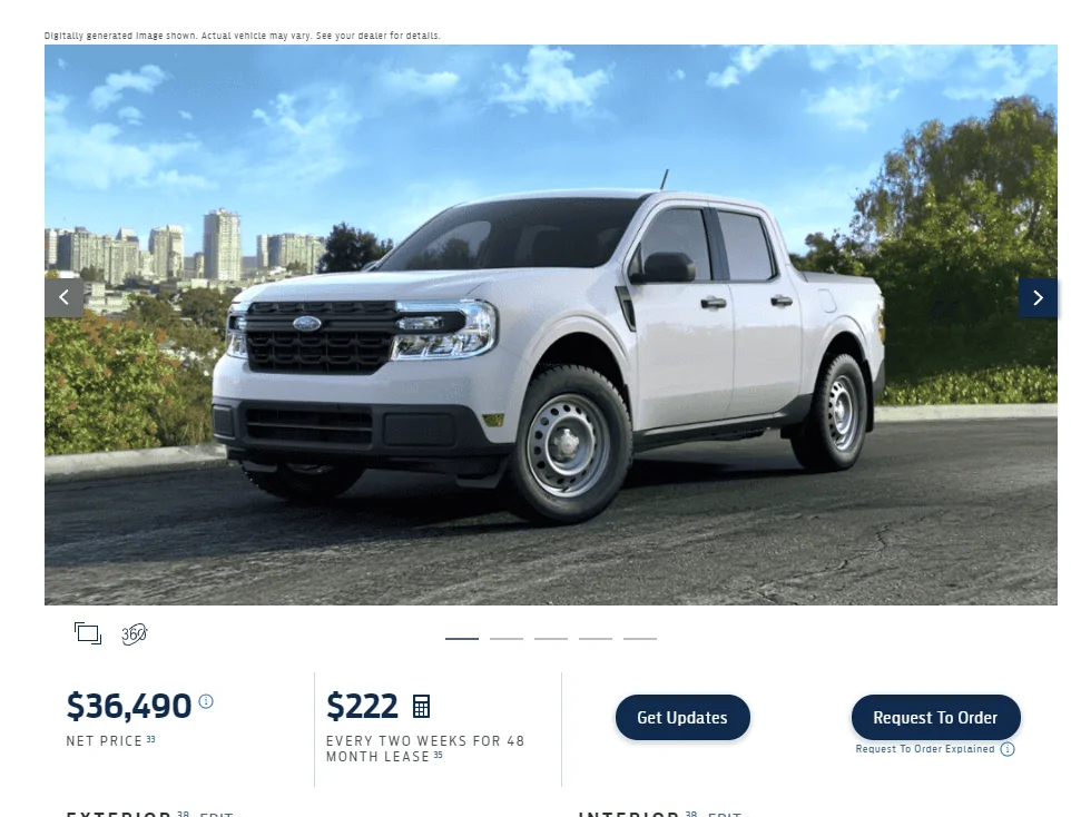 Ford Maverick Is this considered a dealer markup? 1642526688959