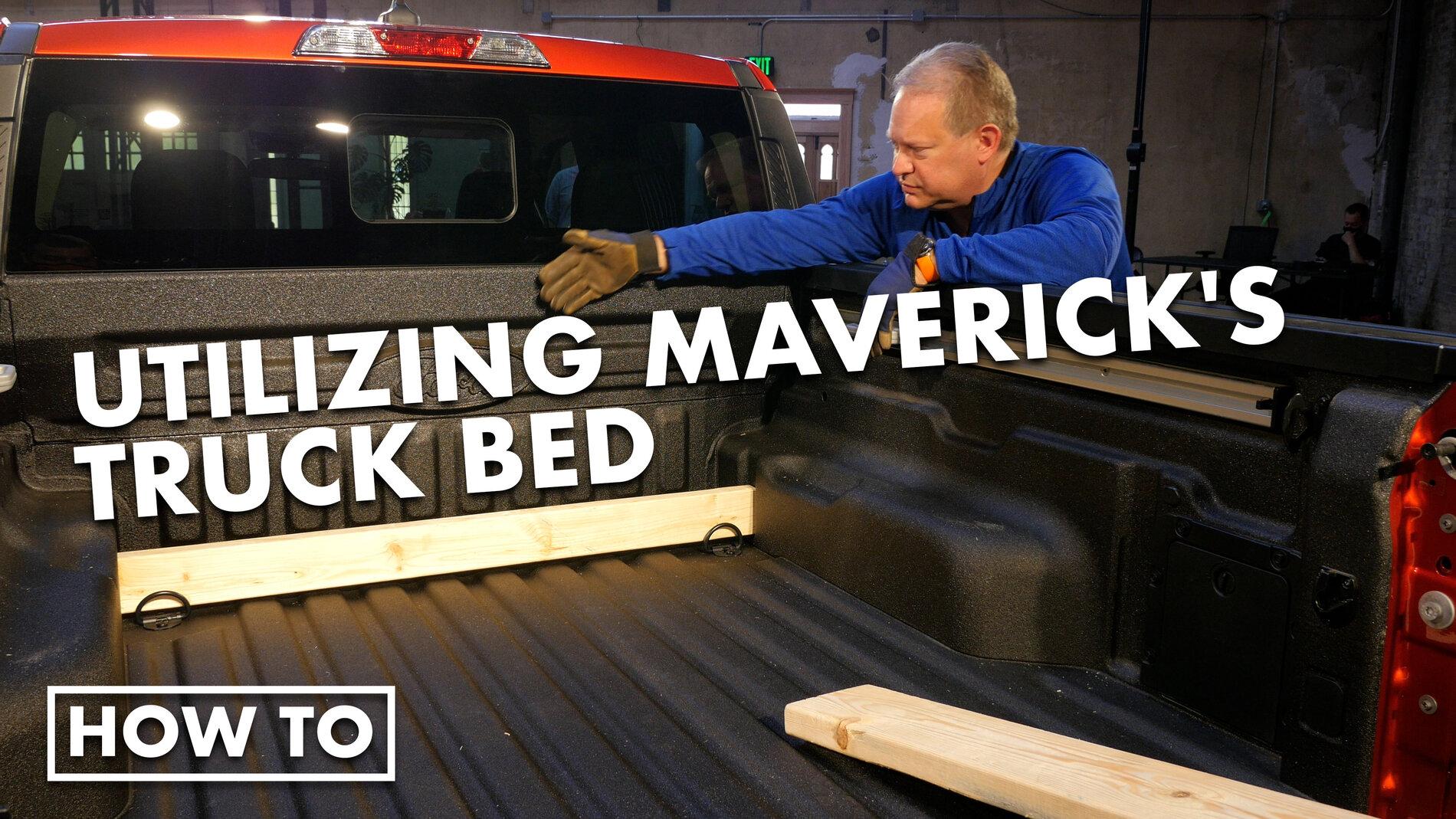 Ford Maverick Fitting 2 dirtbikes in the bed flex bed