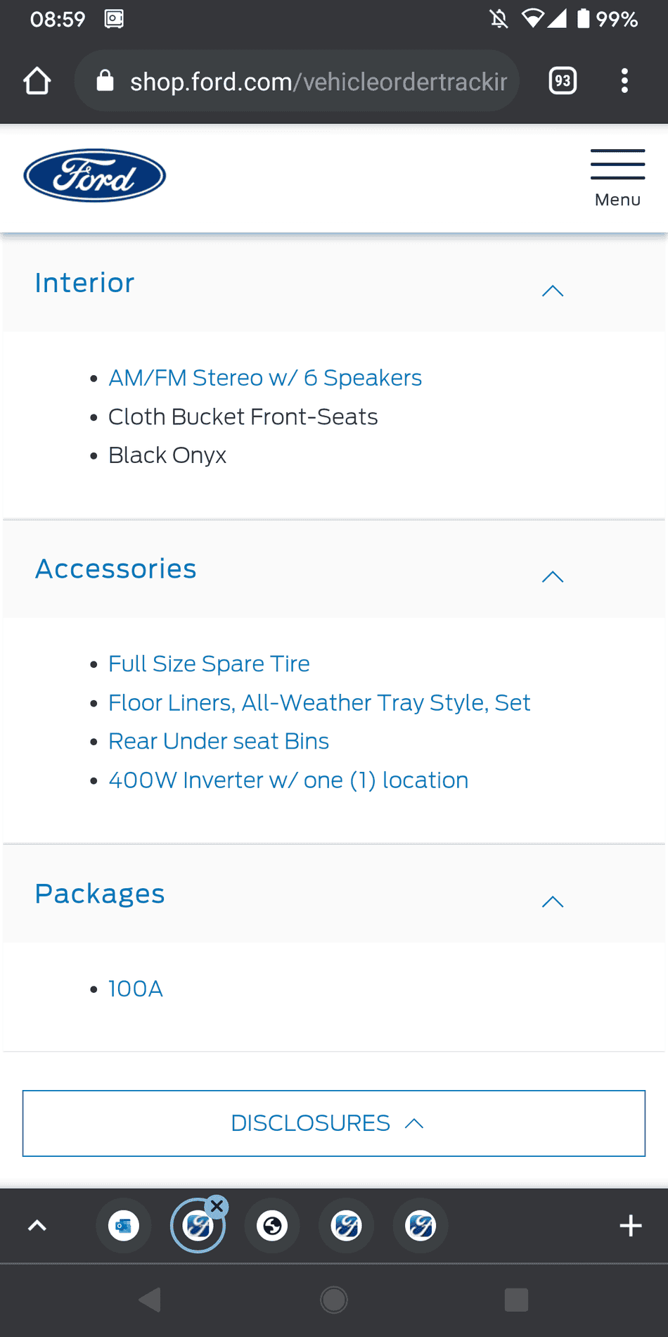 Ford Maverick 8/5 Scheduling Email Received Group! Screenshot_20210807-085939